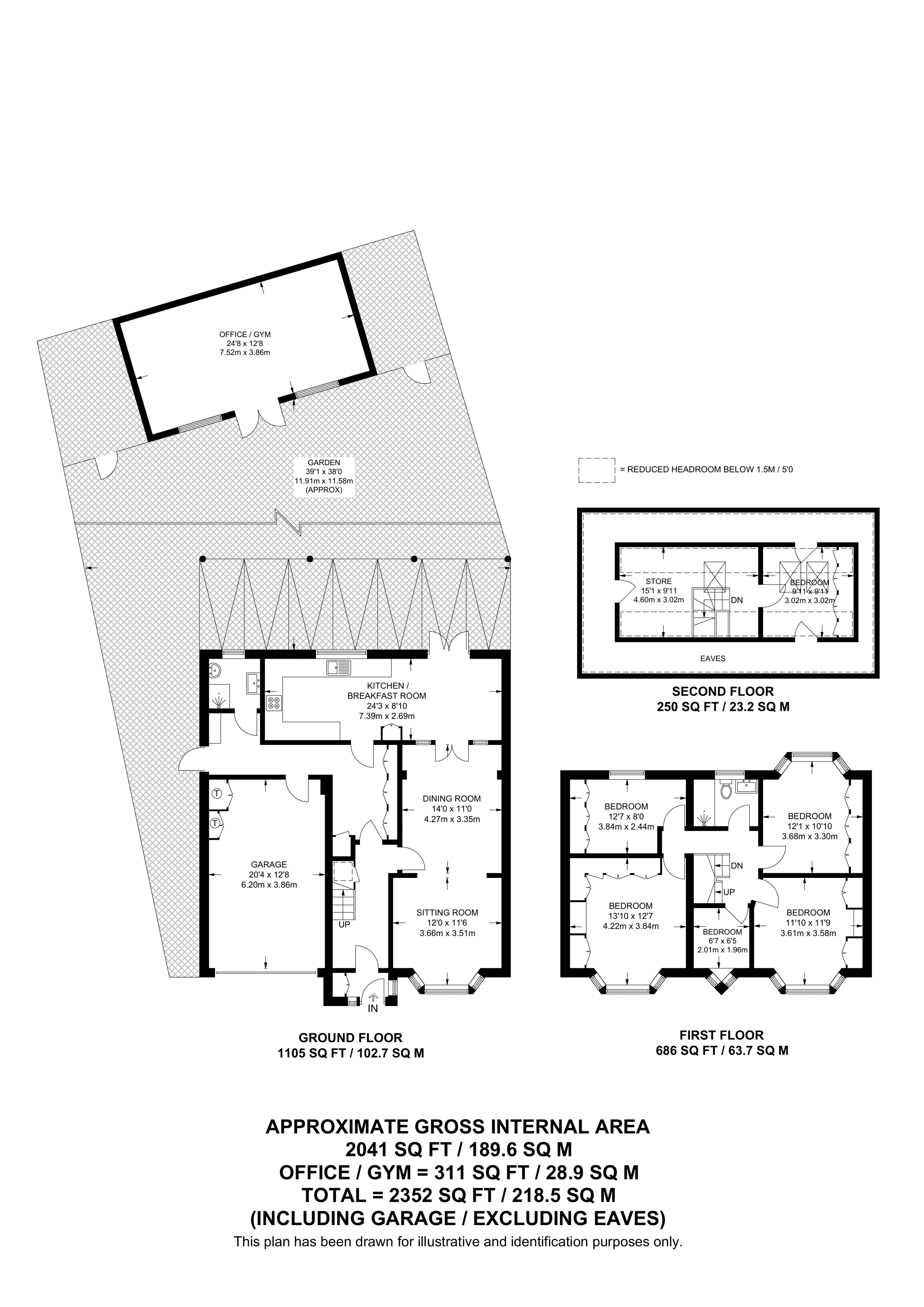 St Pauls Close, Hounslow floorplan