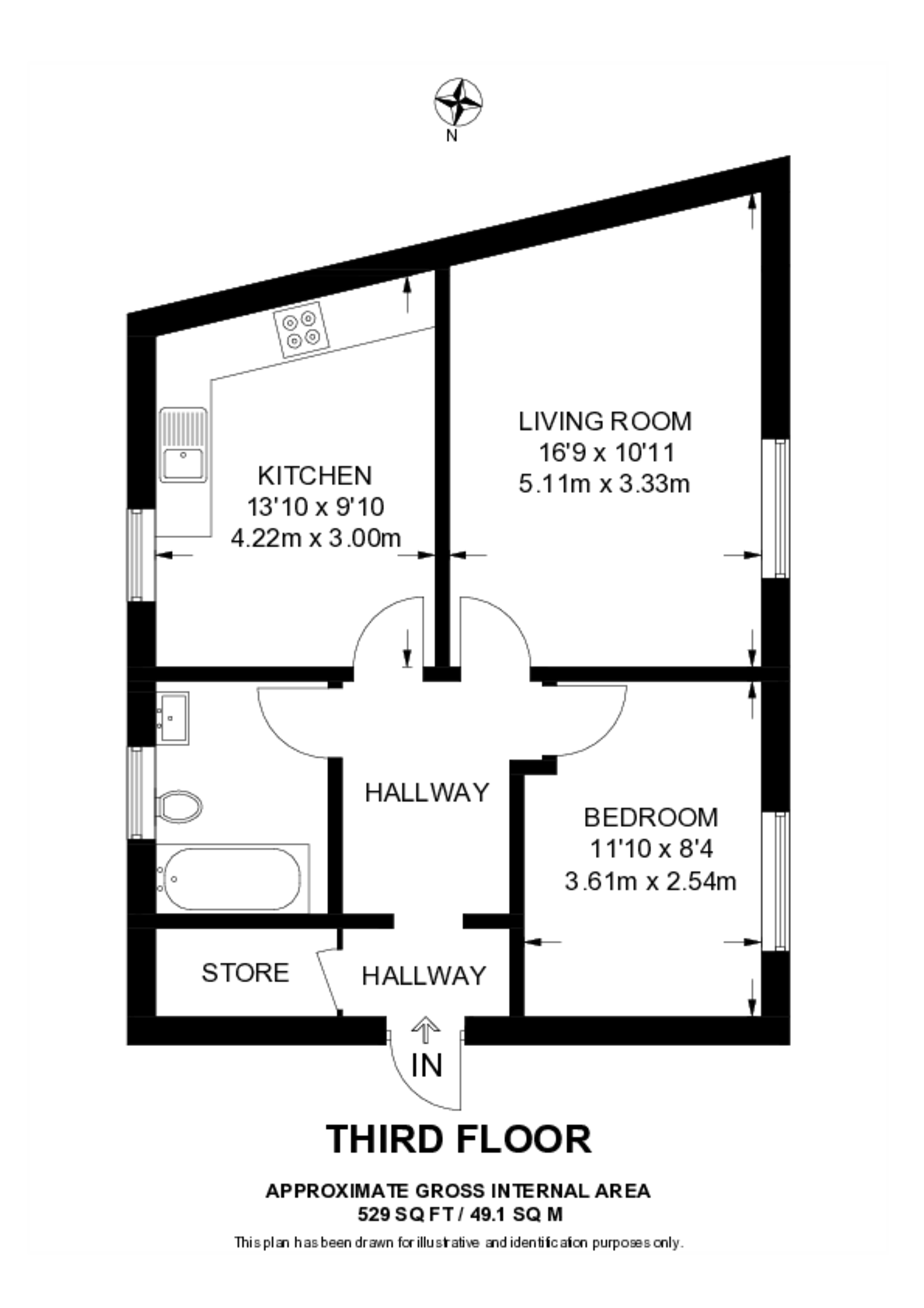 Casson Street, Shoreditch floorplan