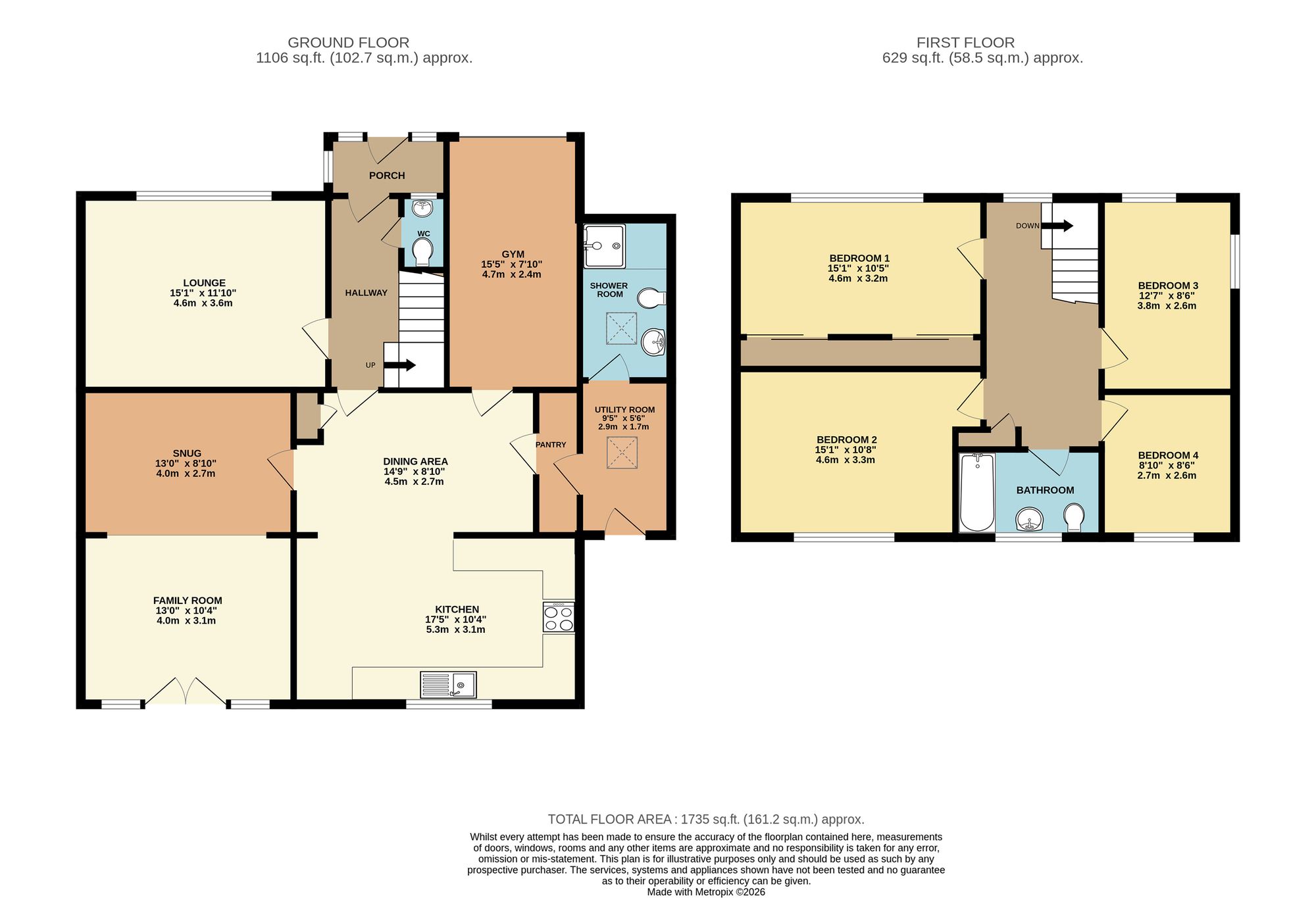 23 Rockwood Road, Pudsey floorplan