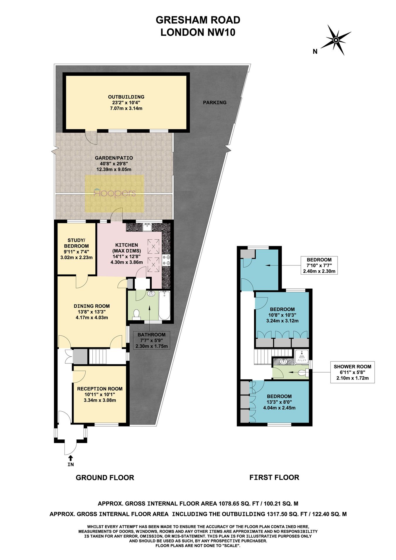 67, Gresham Road, London floorplan