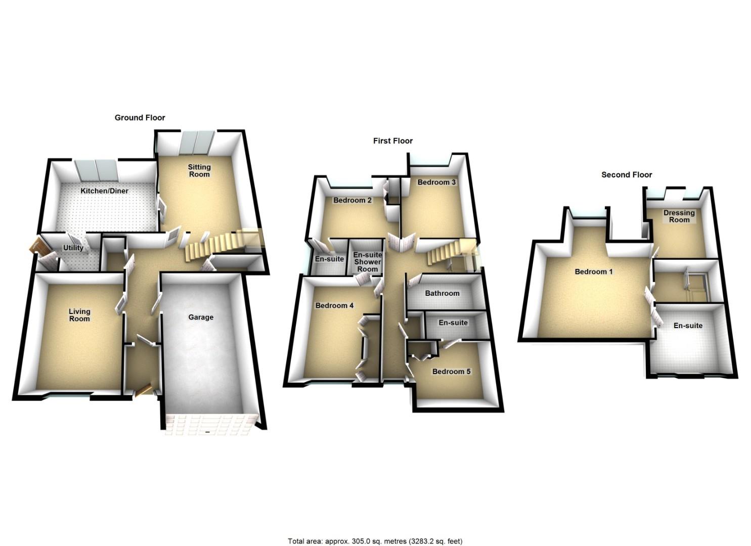 Holly House, Offerton, Sunderland floorplan