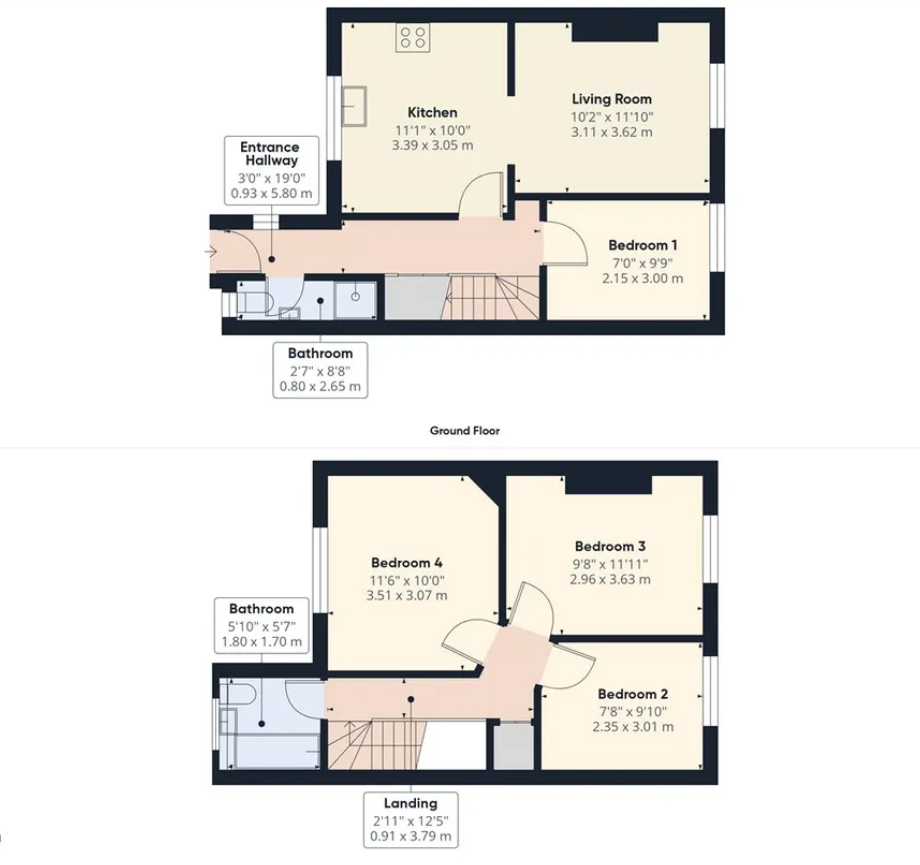Watford Way, London floorplan