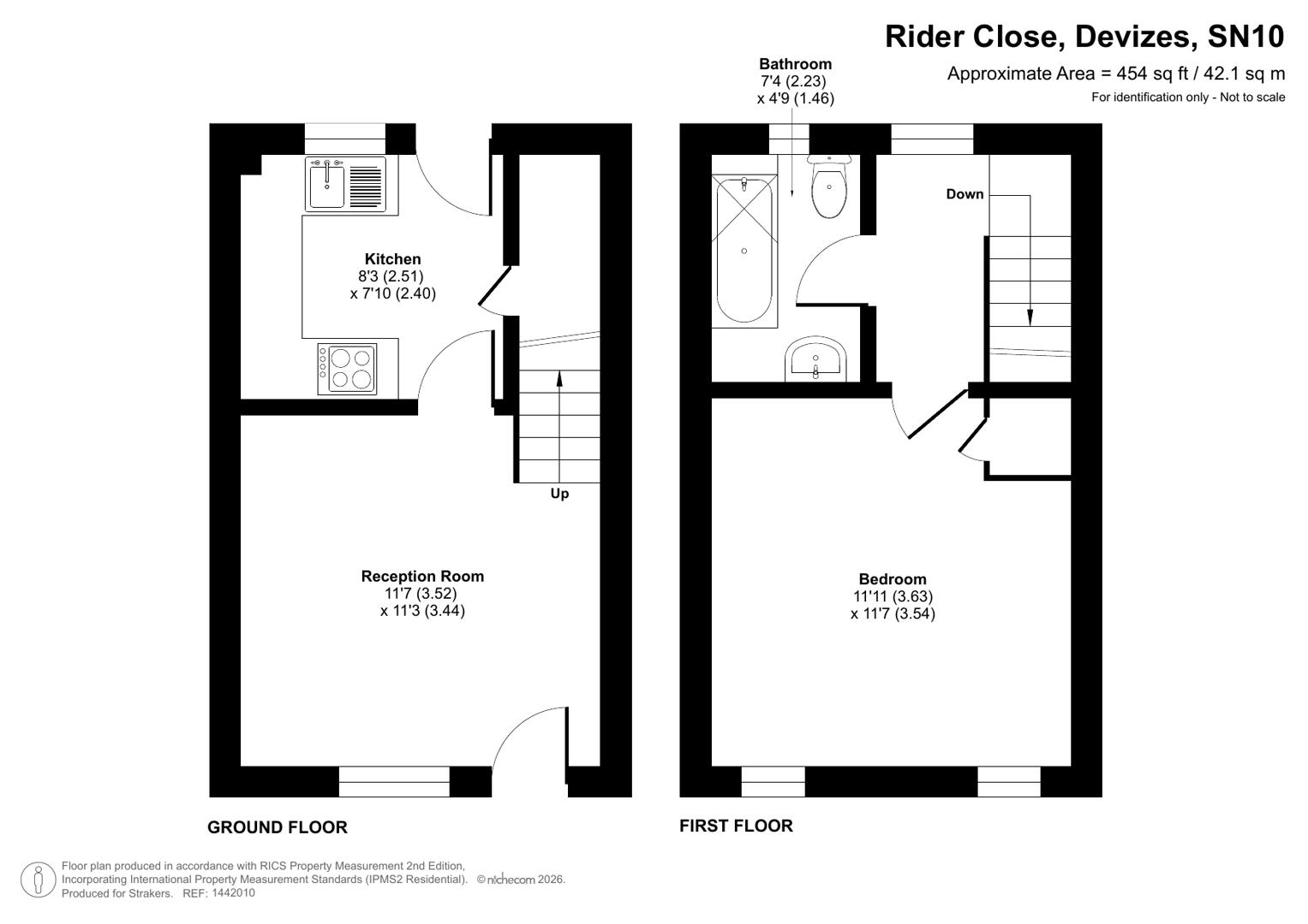 10, Rider Close, Devizes floorplan