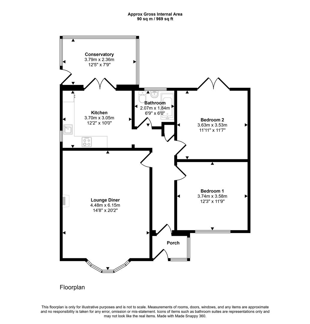 35, Church Road, Haverfordwest floorplan