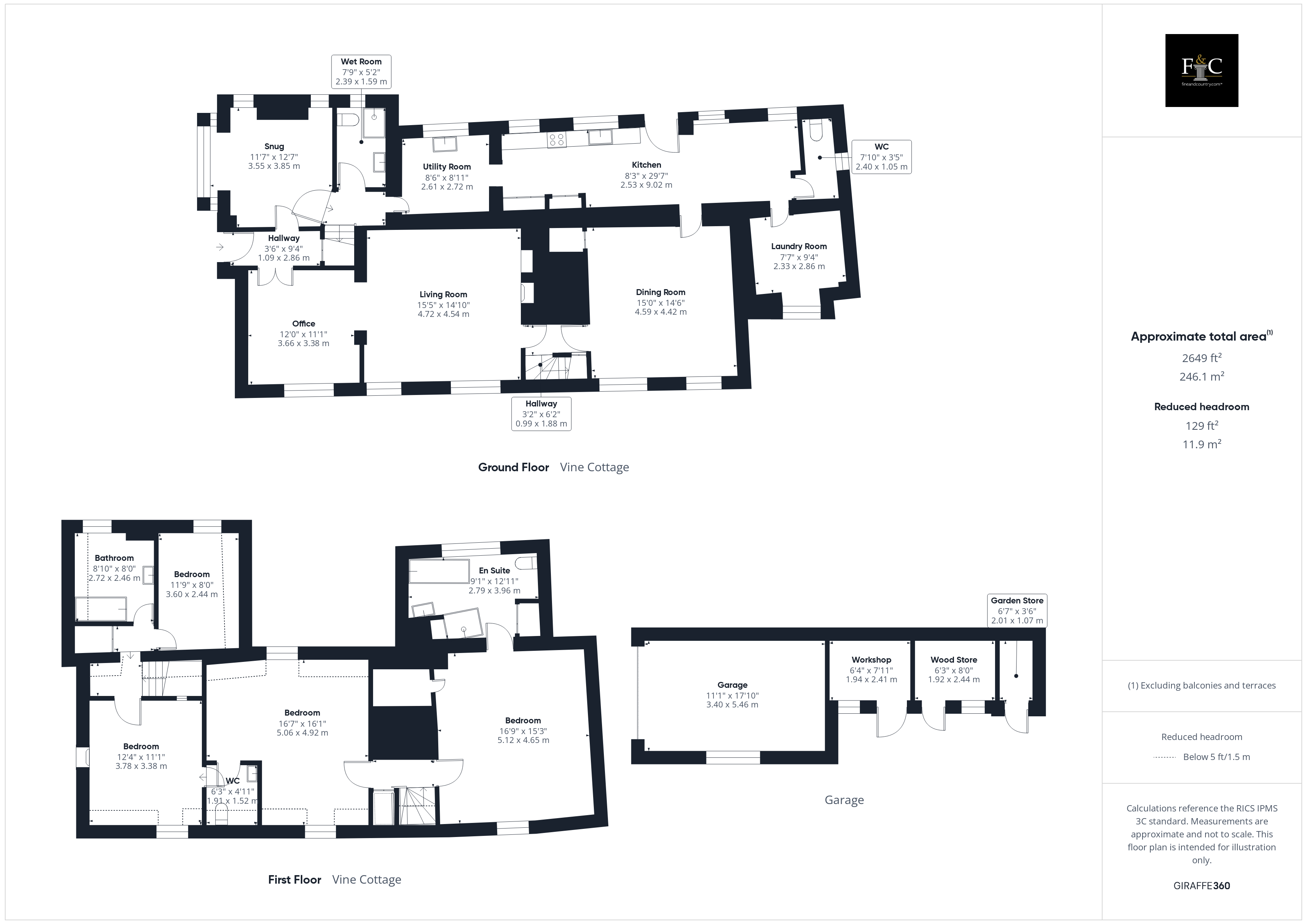 Vine Cottage, The Hill, Saxmundham floorplan