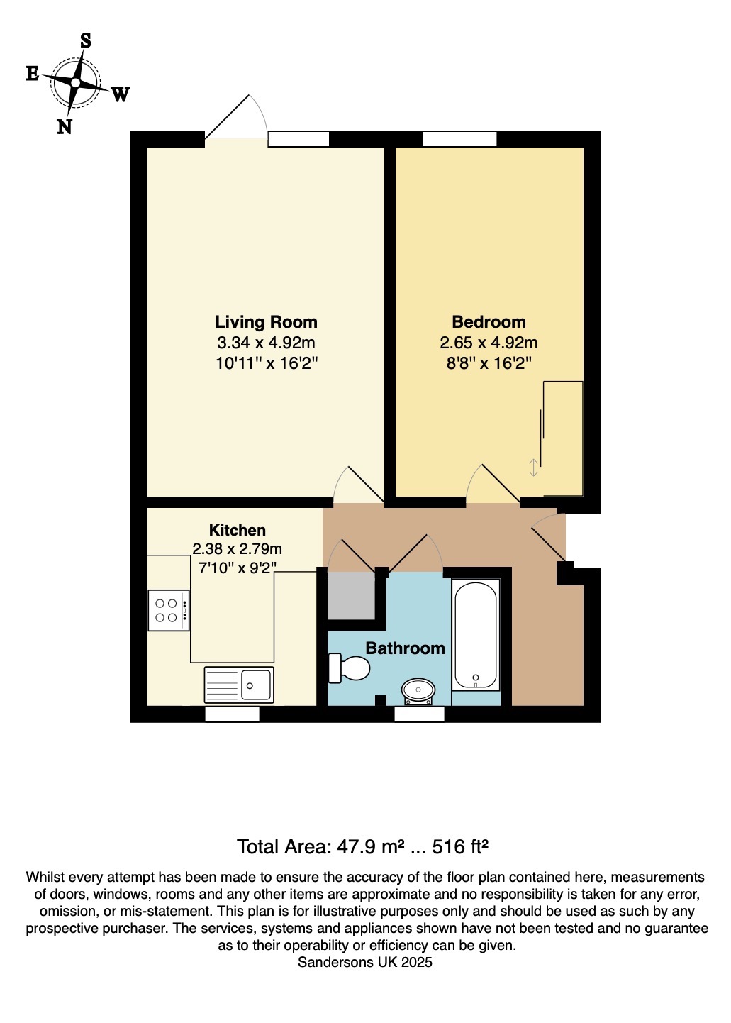 Flat 12, Joseph Conrad House, Canterbury floorplan