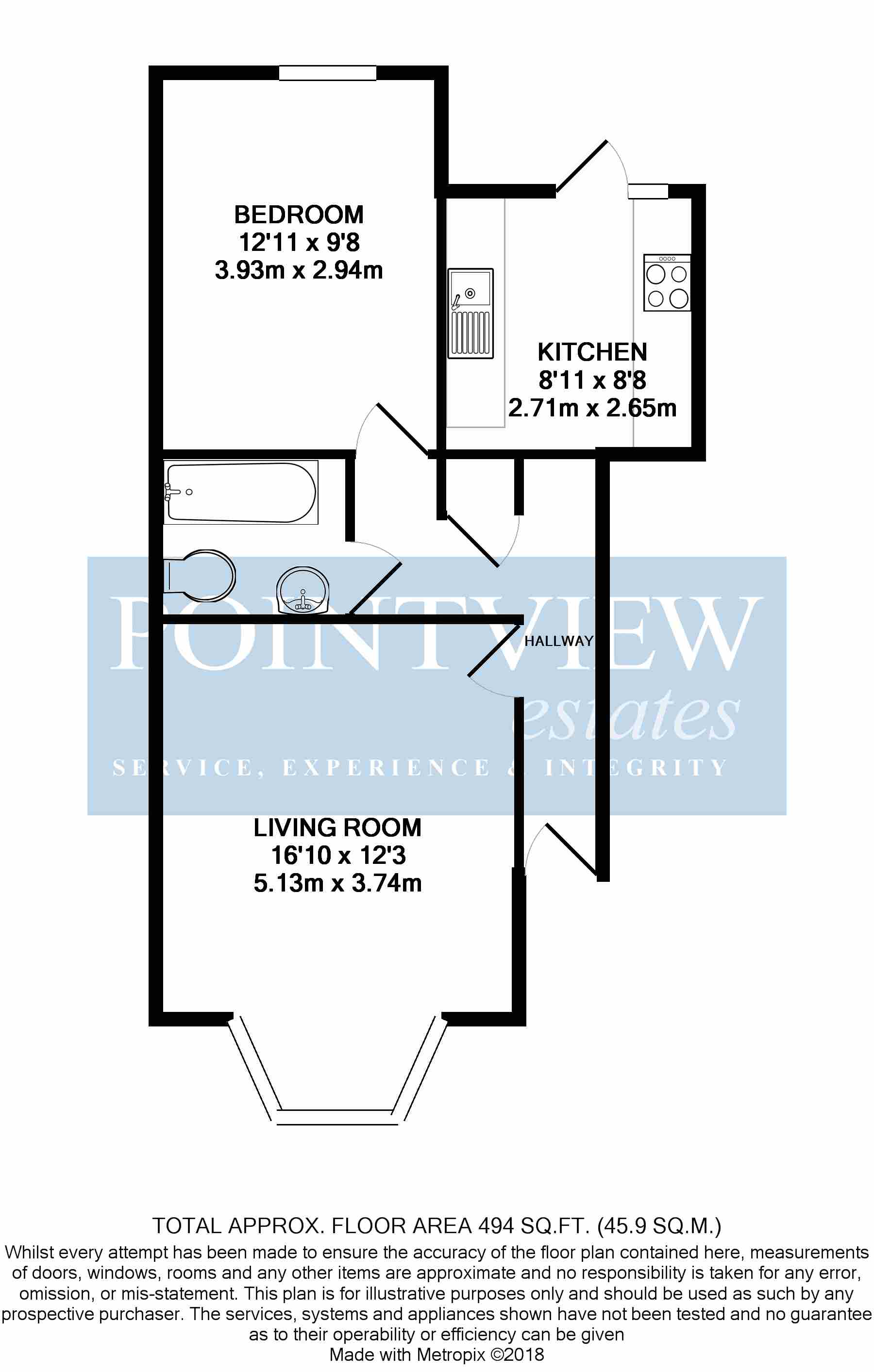 1 Bedrooms Flat to rent in Downs Park Road, Dalston E8