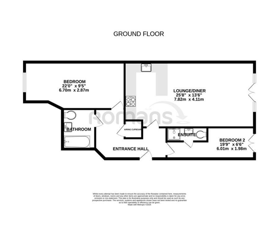 Flat 4, Church View, 341, London Road, Surrey floorplan