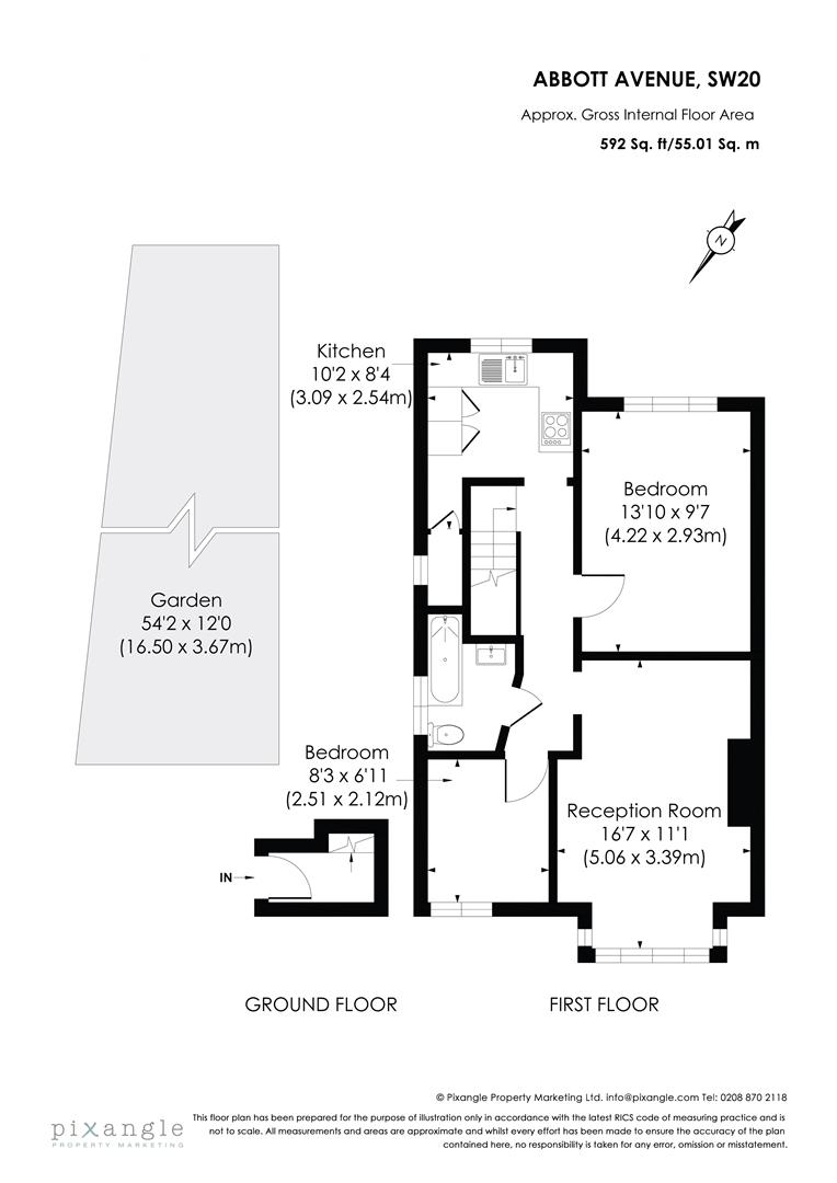 Abbott Avenue, Raynes Park floorplan