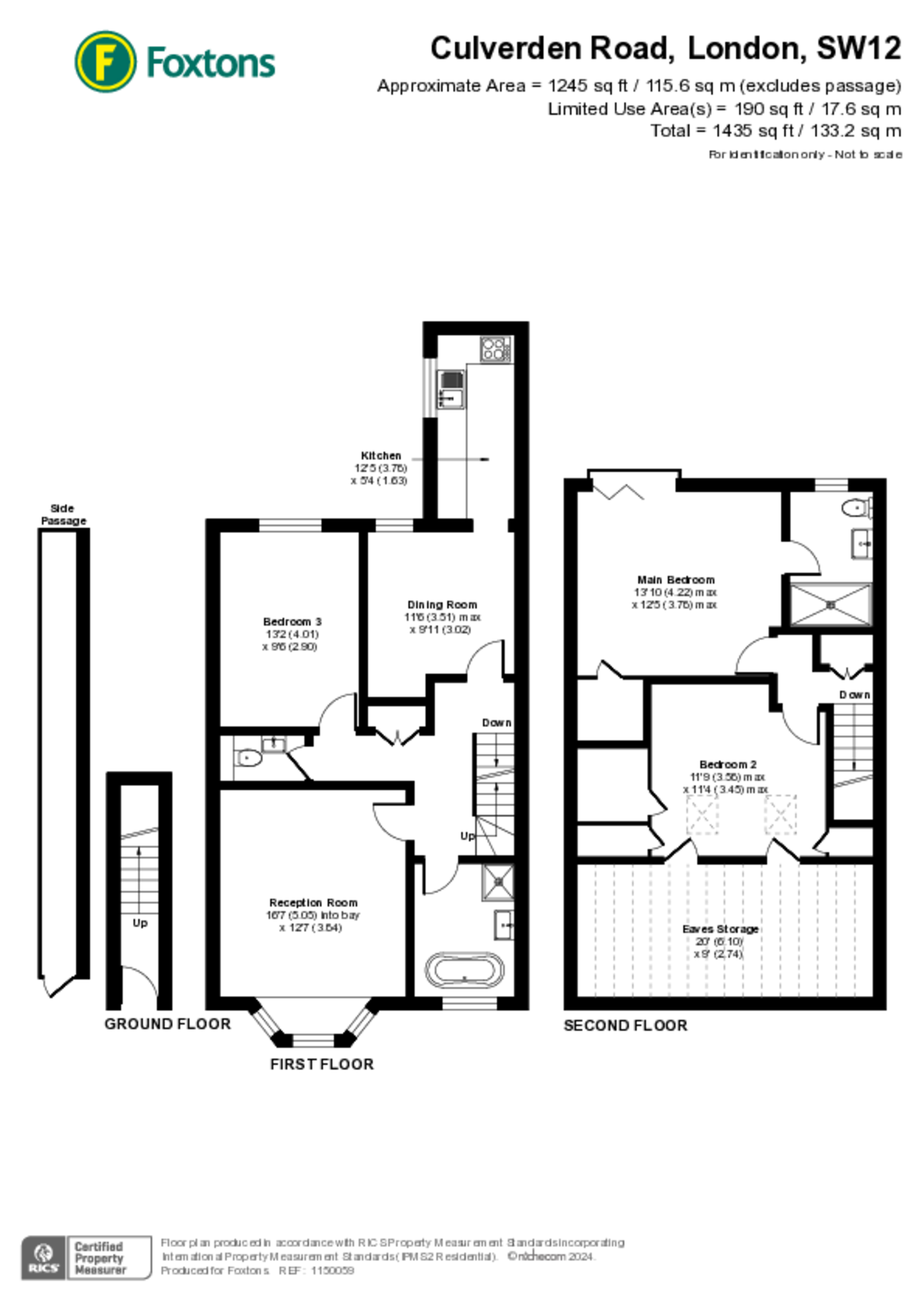 Culverden Road, Balham floorplan