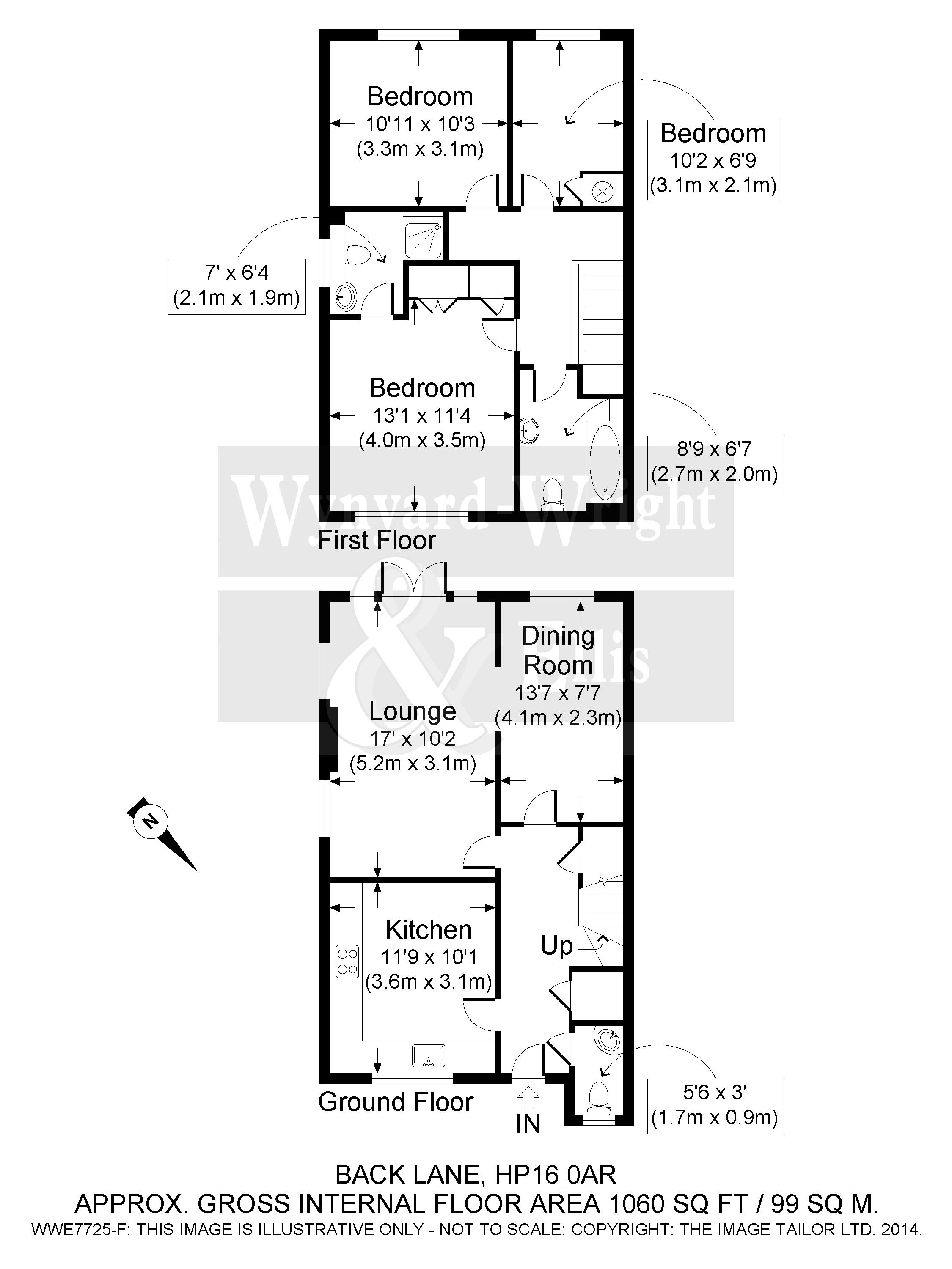 3 Bedrooms Semi-detached house to rent in Back Lane, Great Missenden HP16