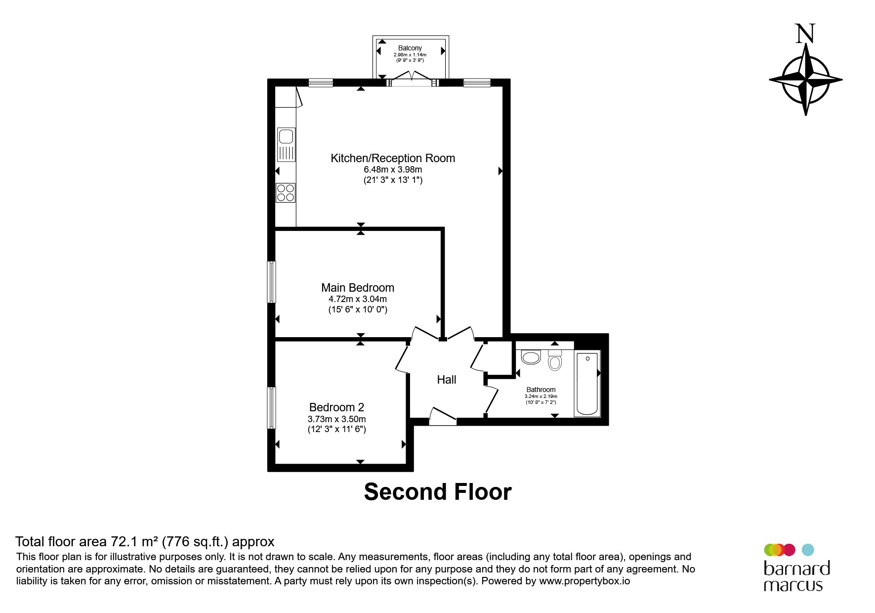 Hildreth Street Mews, London floorplan
