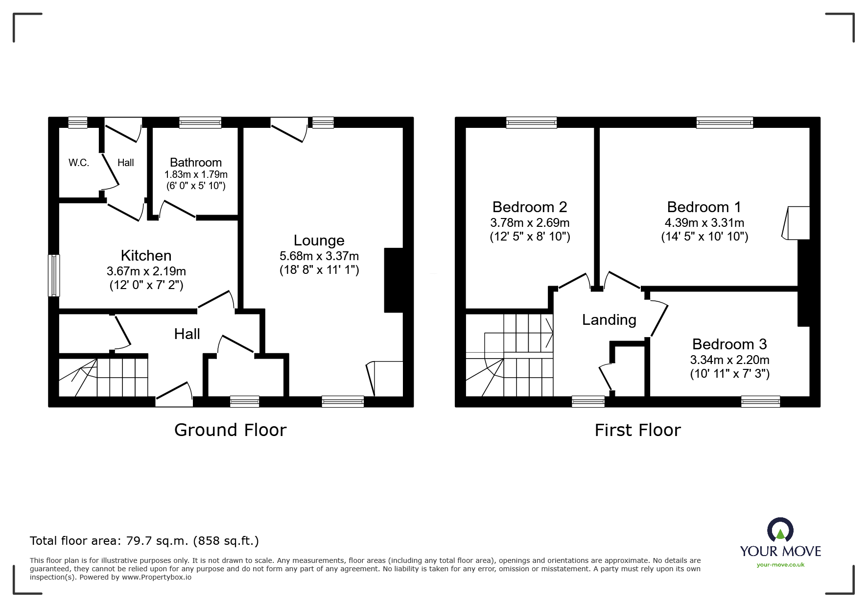 40, Woodfield Road, South Yorkshire floorplan