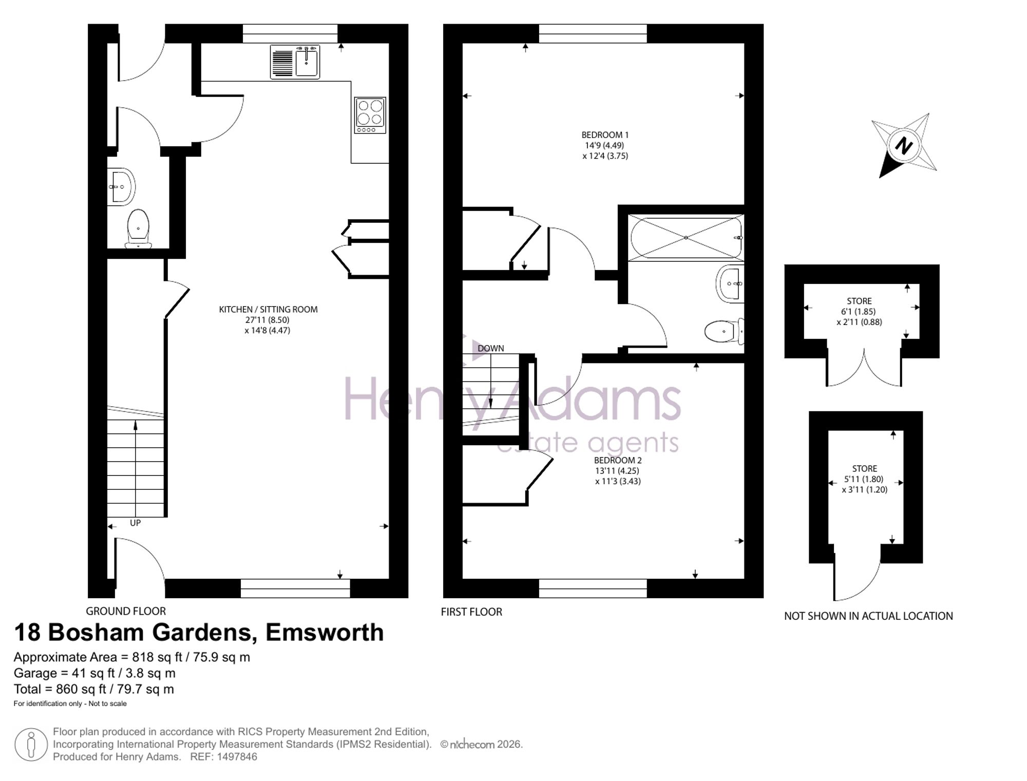 18 Bosham Gardens, Emsworth floorplan
