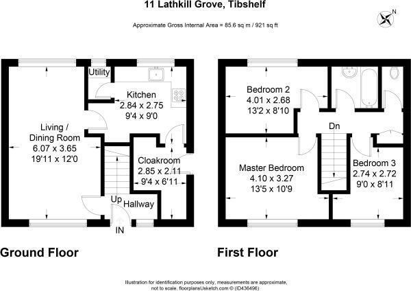 11, Lathkill Grove, Derbyshire floorplan
