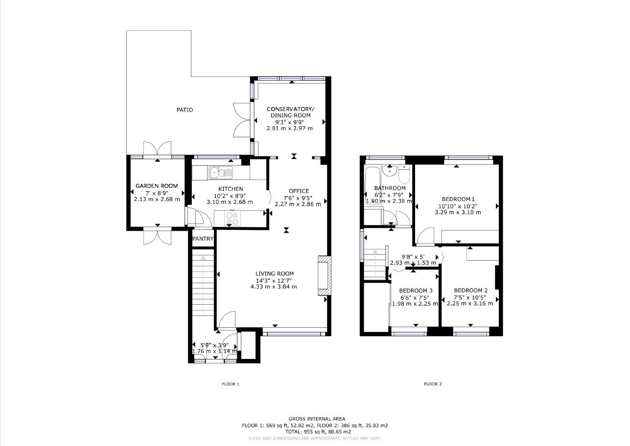 Caithness Road, Stamford PE9, 3 bedroom semidetached house for sale
