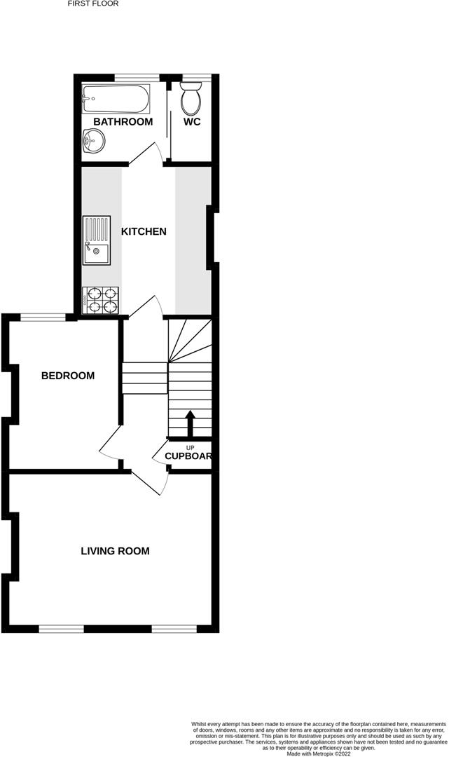 Flat 2, 326, Mill Road, Cambridge floorplan