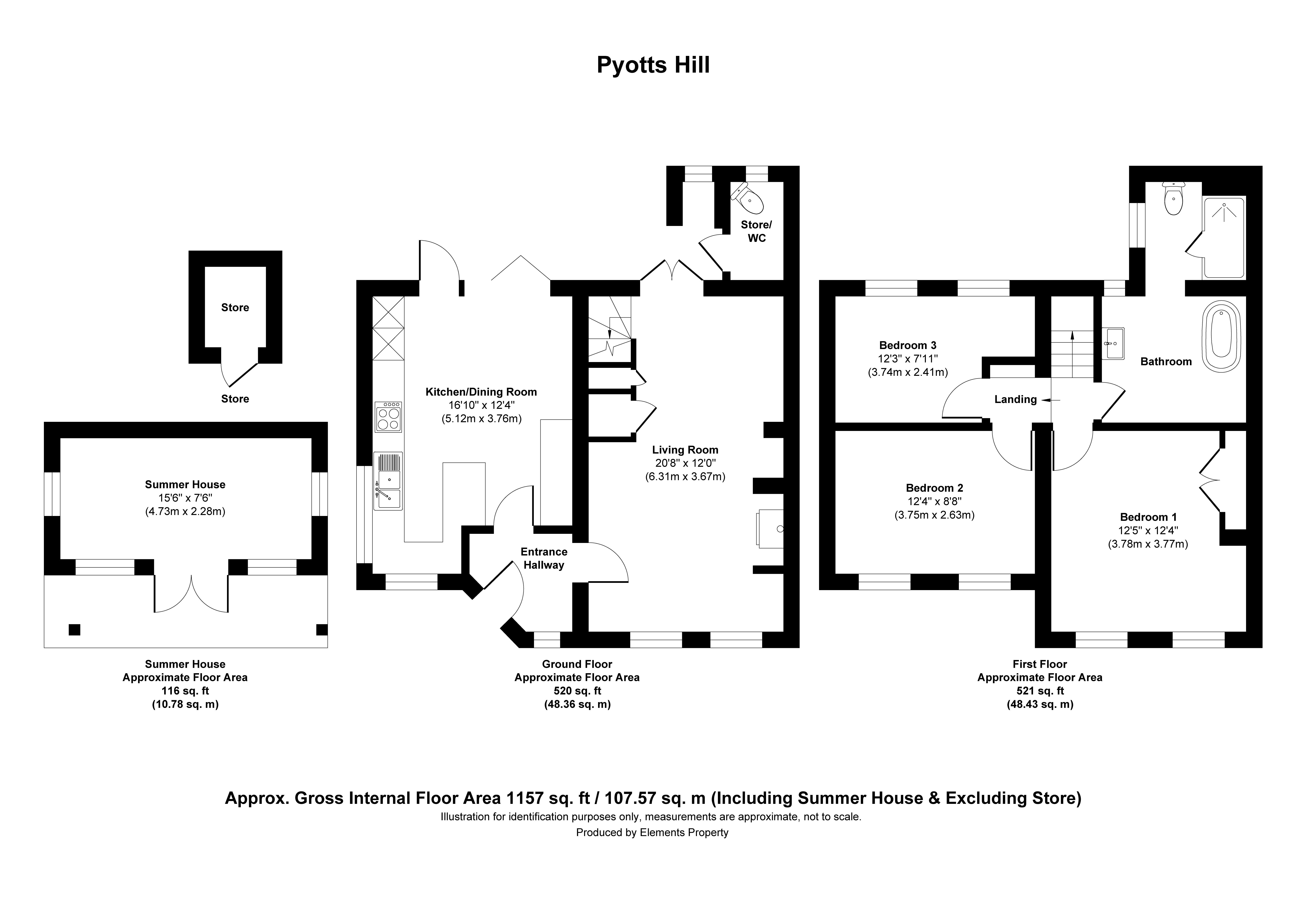 6, Pyotts Hill, Hampshire floorplan