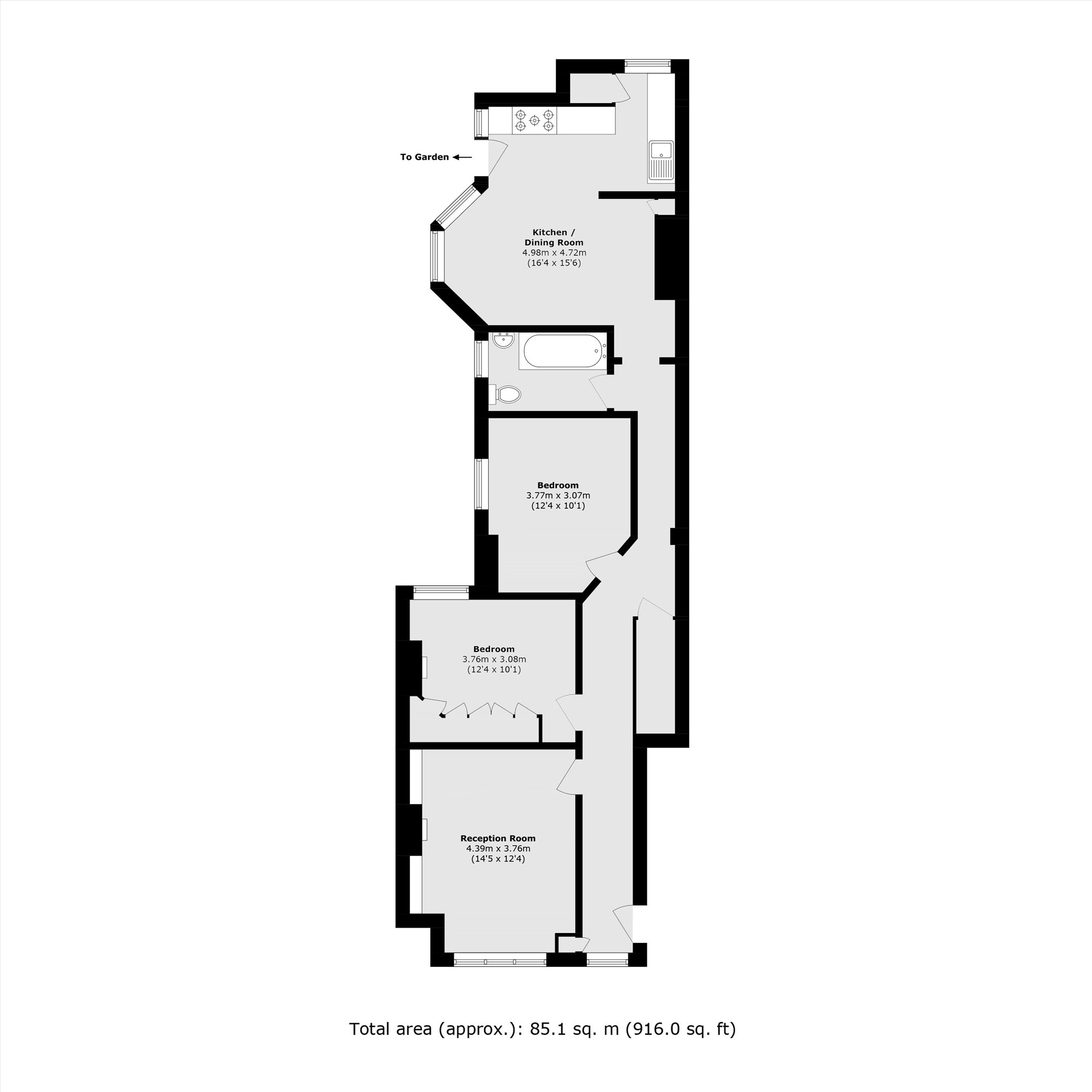 36, Emmanuel Road, London floorplan