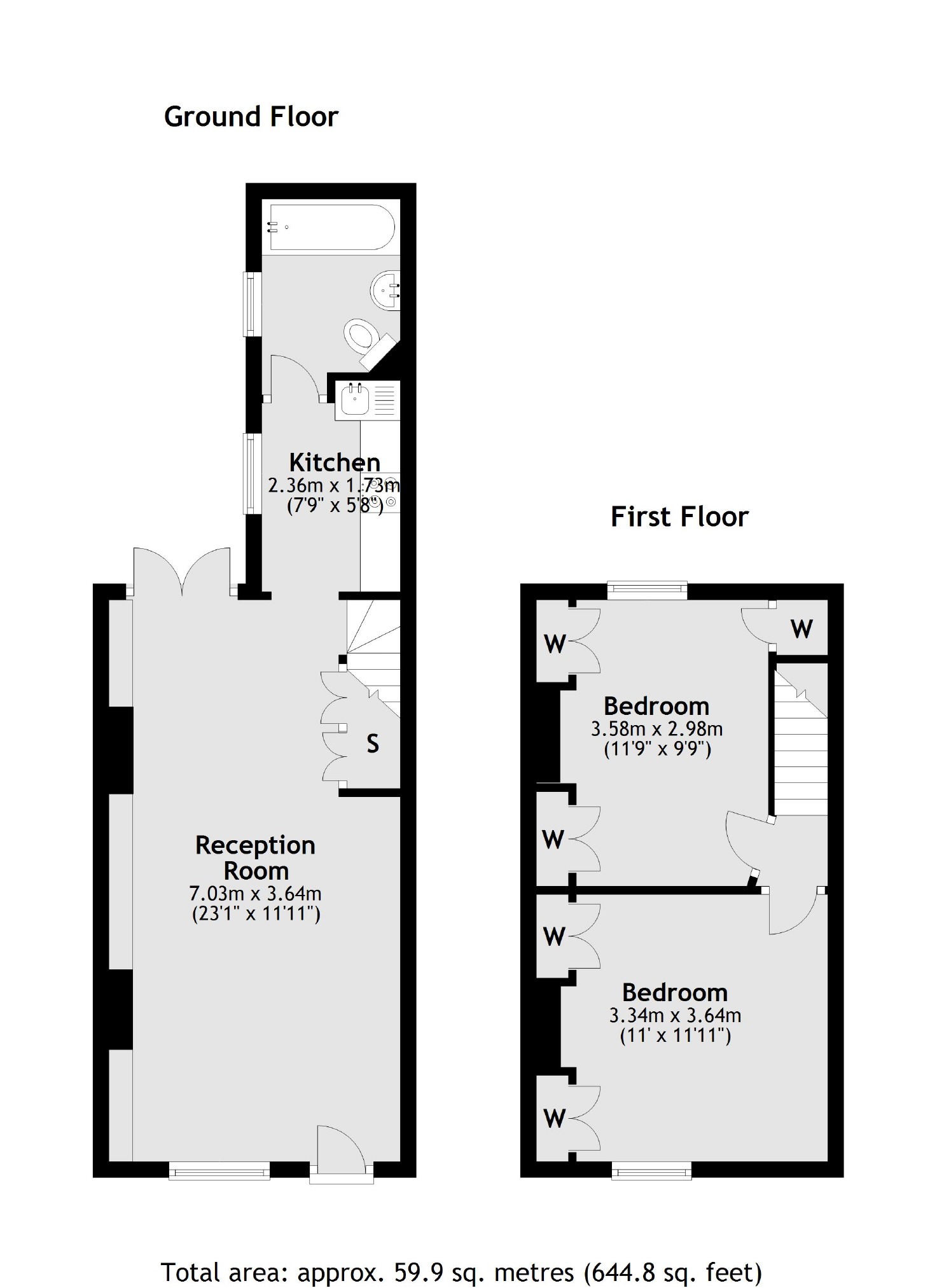 43, Albion Road, Twickenham floorplan