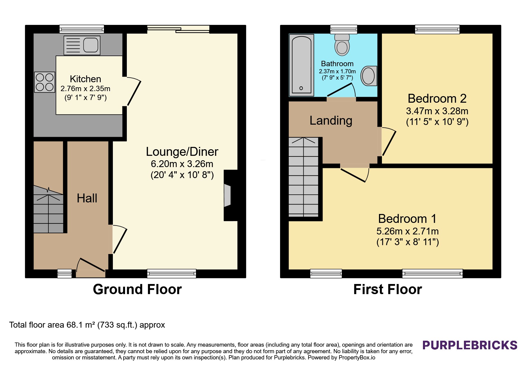 54, Riding Hill Road, Prescot floorplan