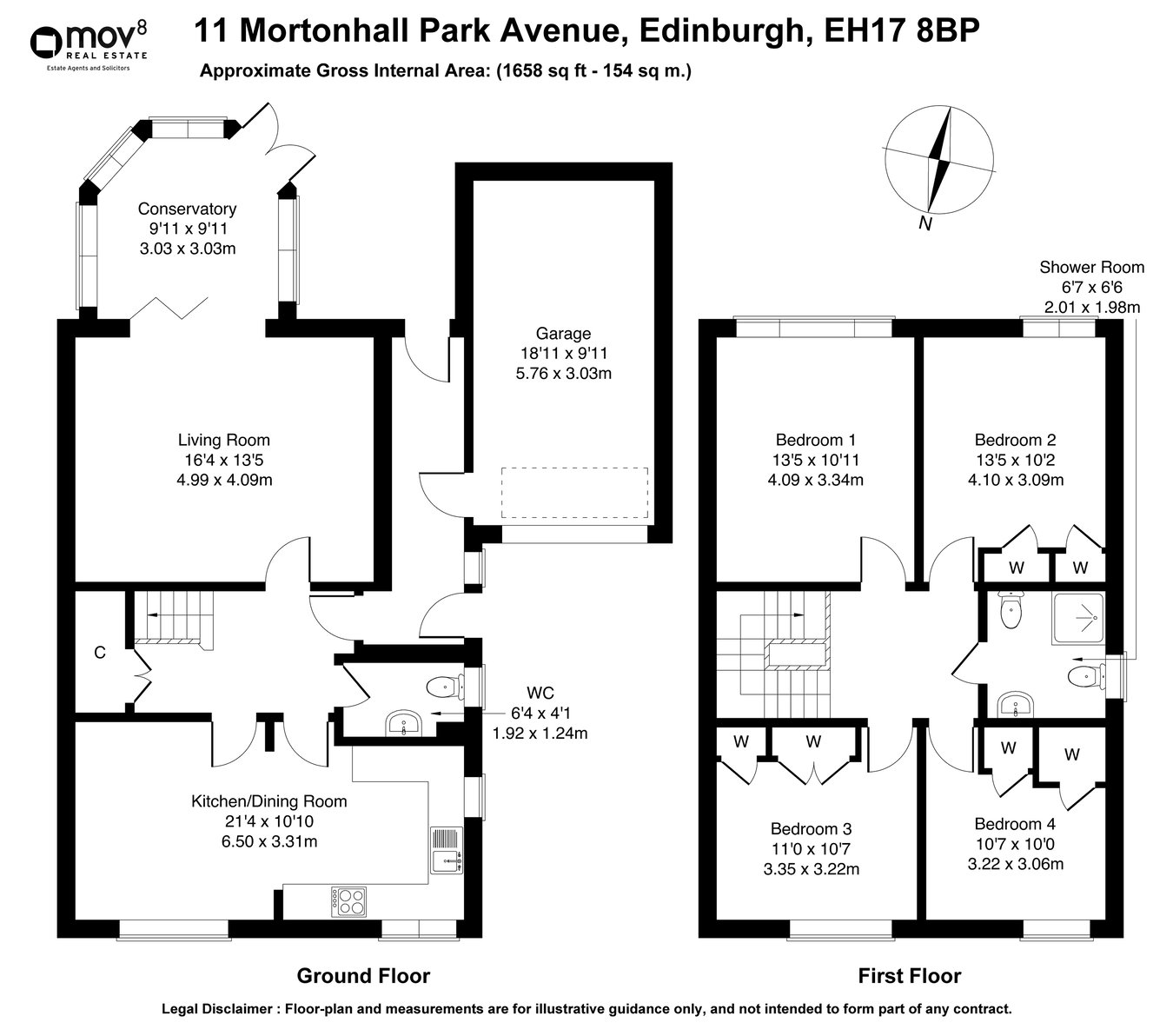11, Mortonhall Park Avenue, Edinburgh floorplan