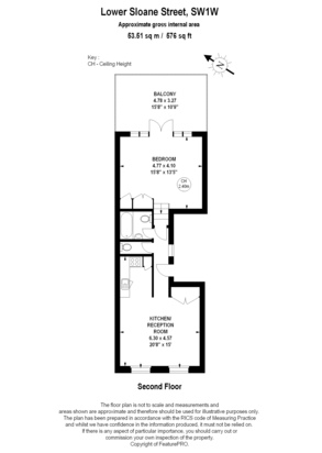 1 Bedrooms Flat to rent in Lower Sloane Street, London SW1W