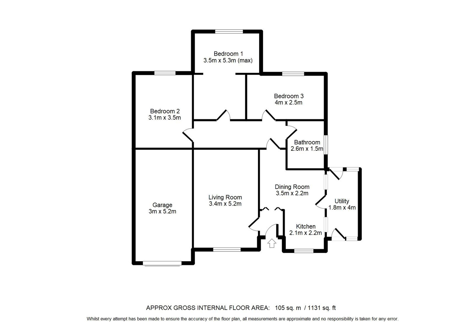 16, Wheelton Close, Bury floorplan