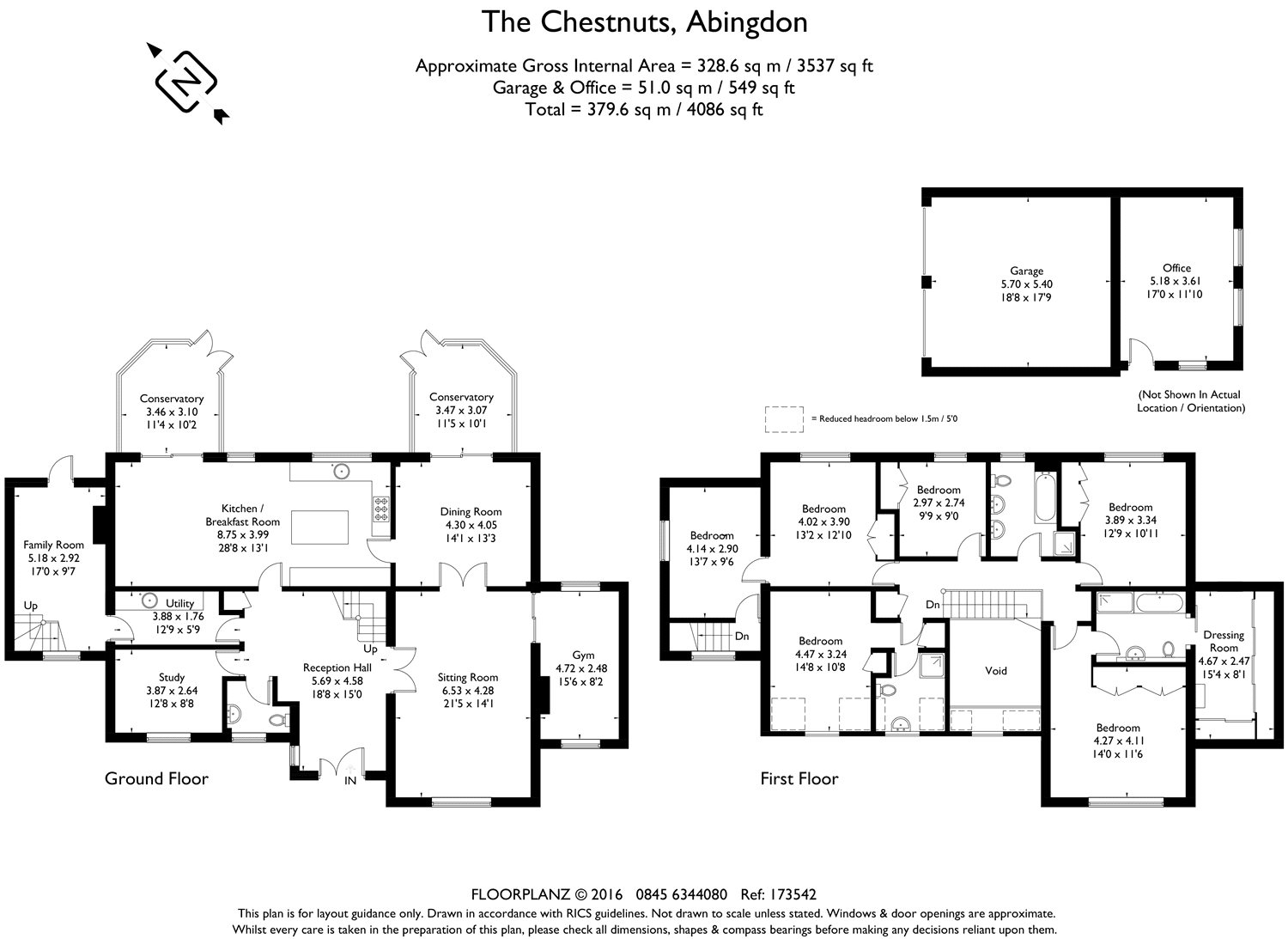 6 Bedrooms Detached house for sale in The Chestnuts, Abingdon OX14