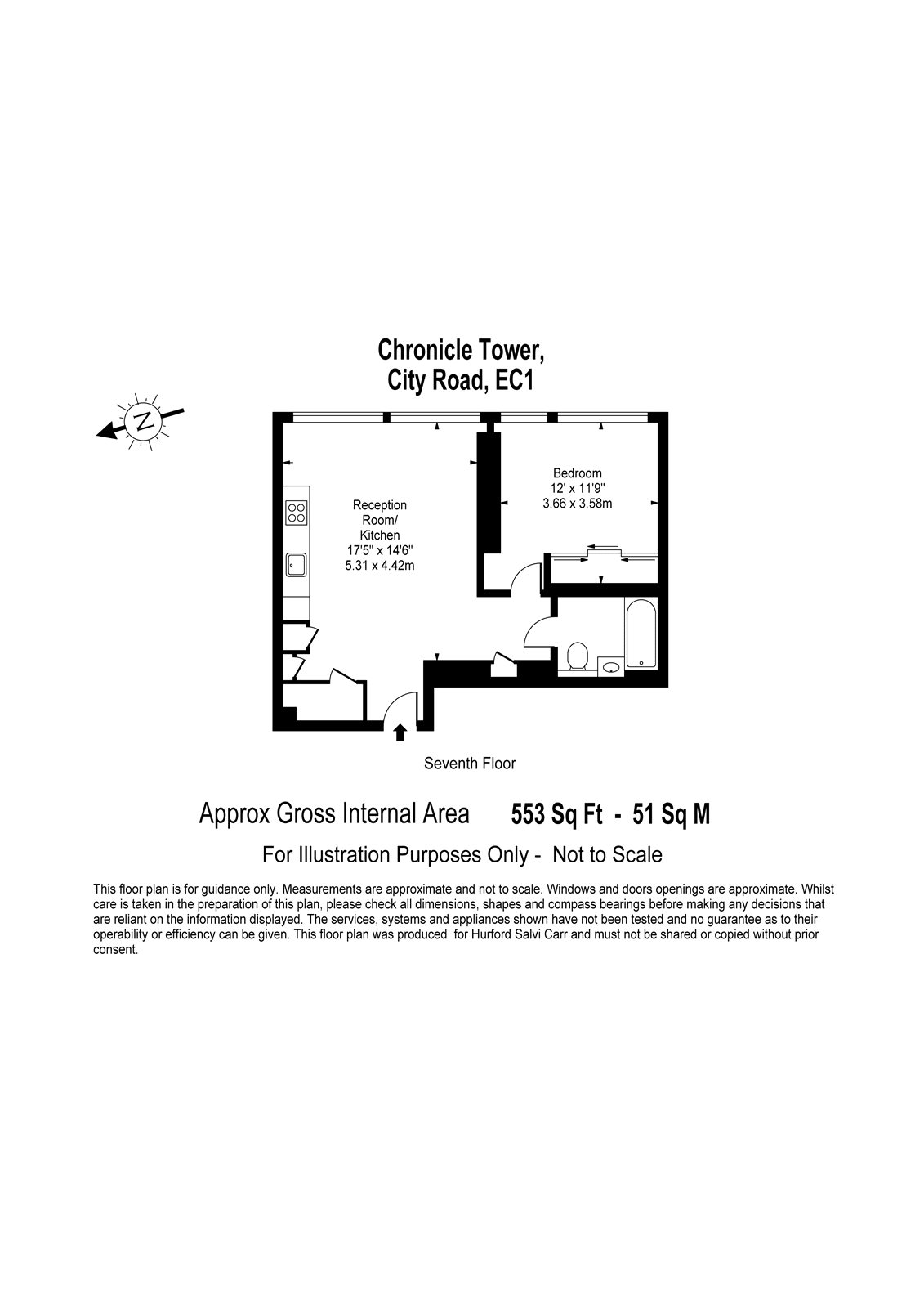 1 Bedrooms Flat to rent in Chronicle Tower, 261B City Road EC1V