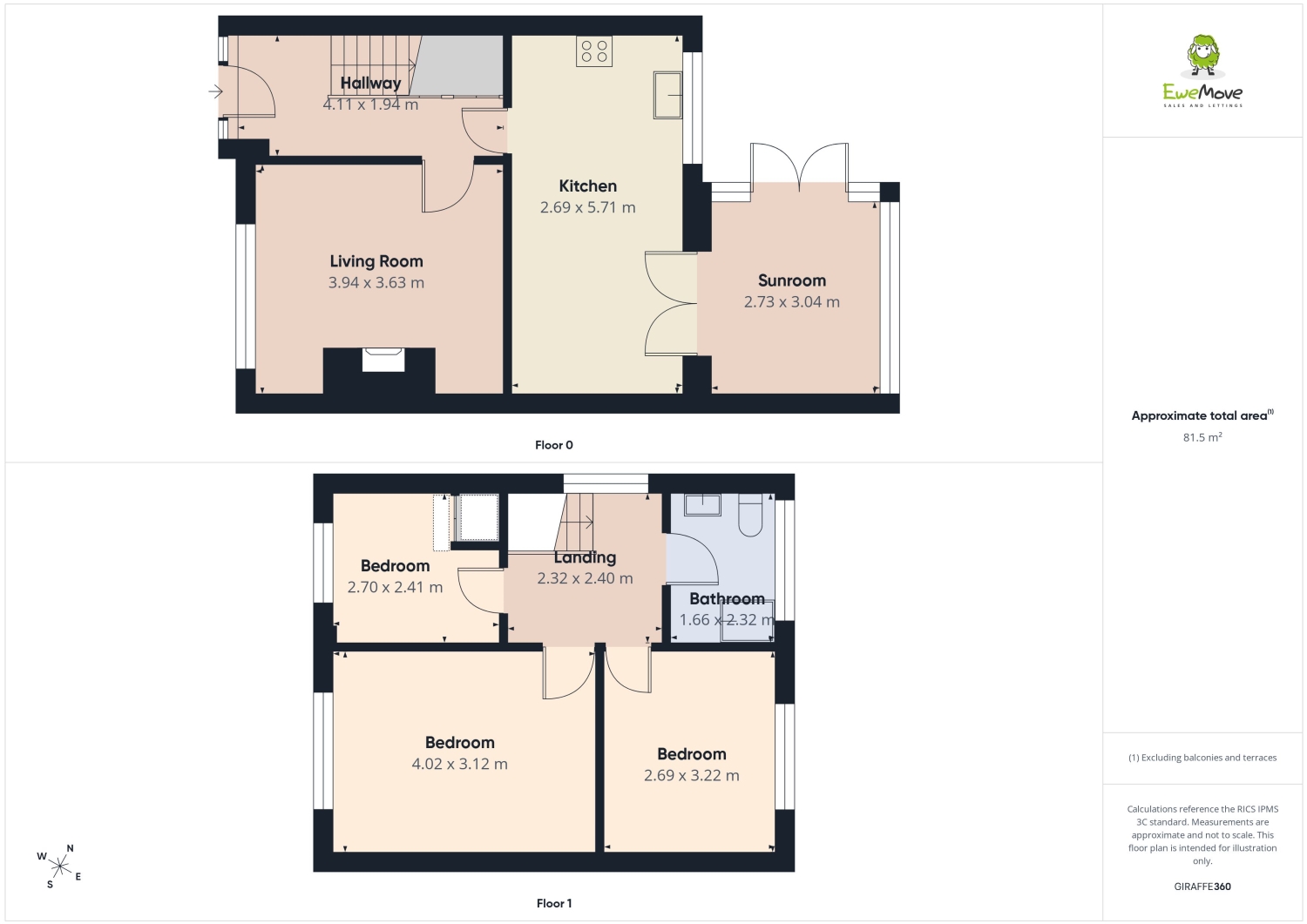 Manse Drive, Huddersfield floorplan