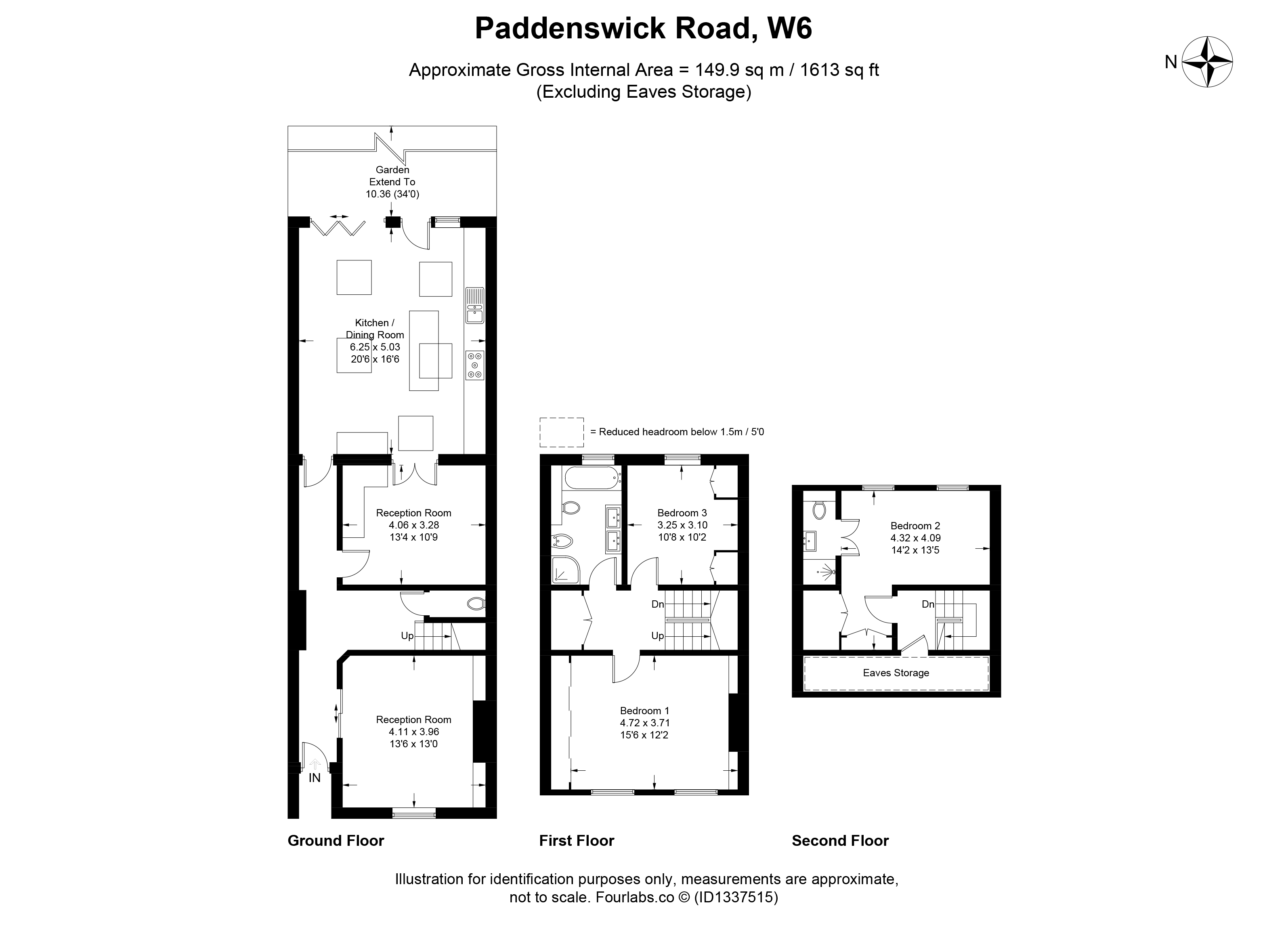 58, Paddenswick Road, Hammersmith floorplan