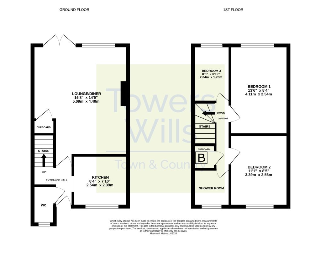 11, Romsey Road, Yeovil floorplan