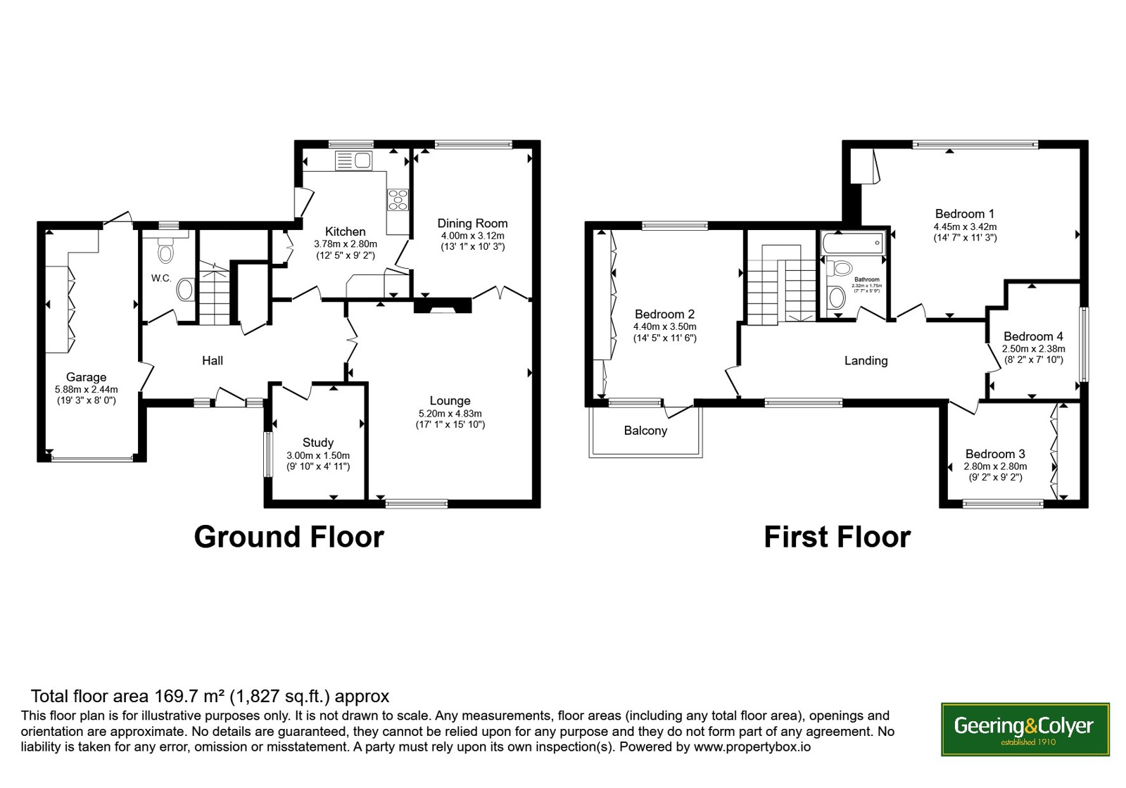 Cantemerle,, Queens Road, Kent floorplan
