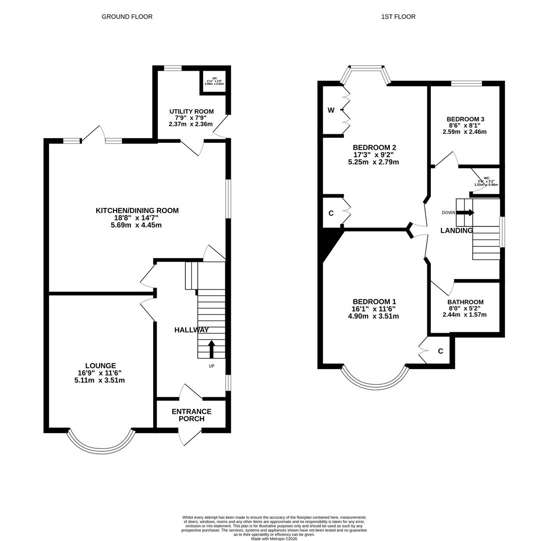 8, Hall Road, Hull floorplan