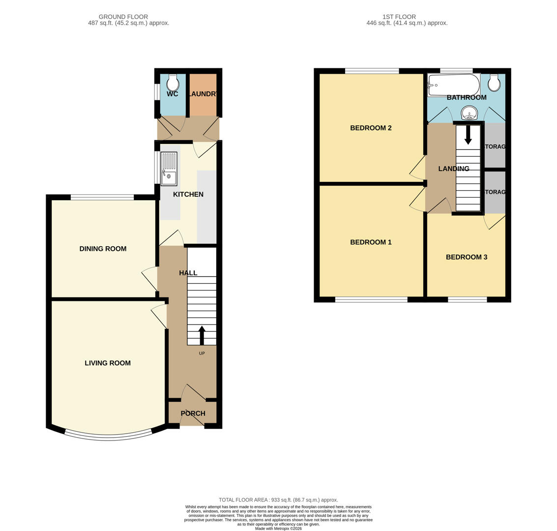 12, Steeplefield Road, Coventry floorplan