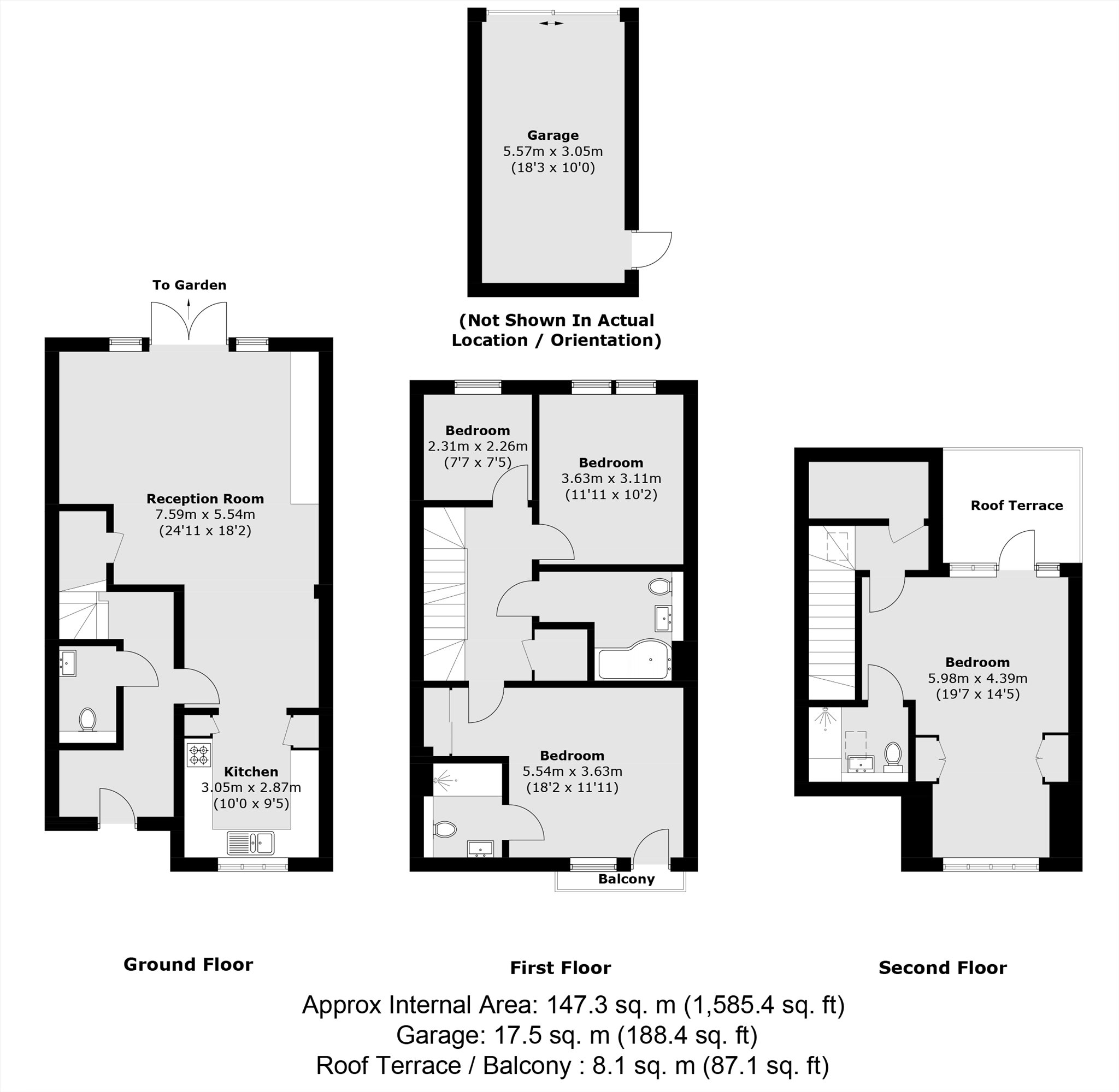 1 Tota Terrace, Arnold Road, London floorplan