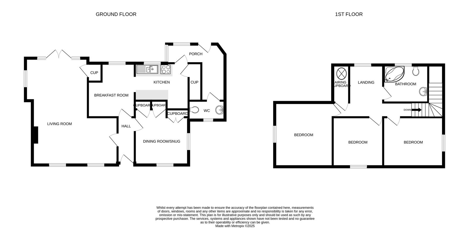 White Haven, Penzance floorplan