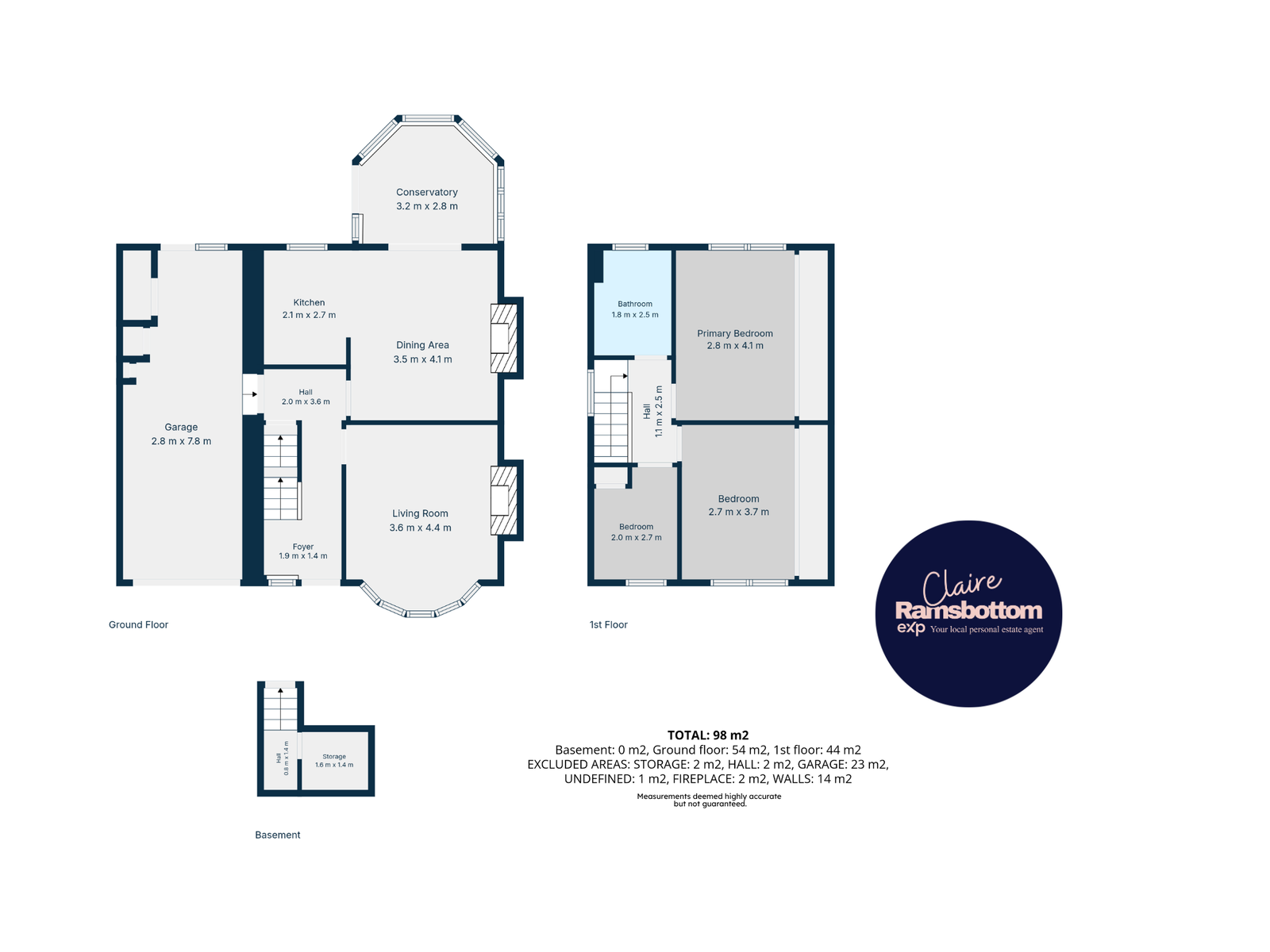 60, Yew Tree Road, Huddersfield floorplan