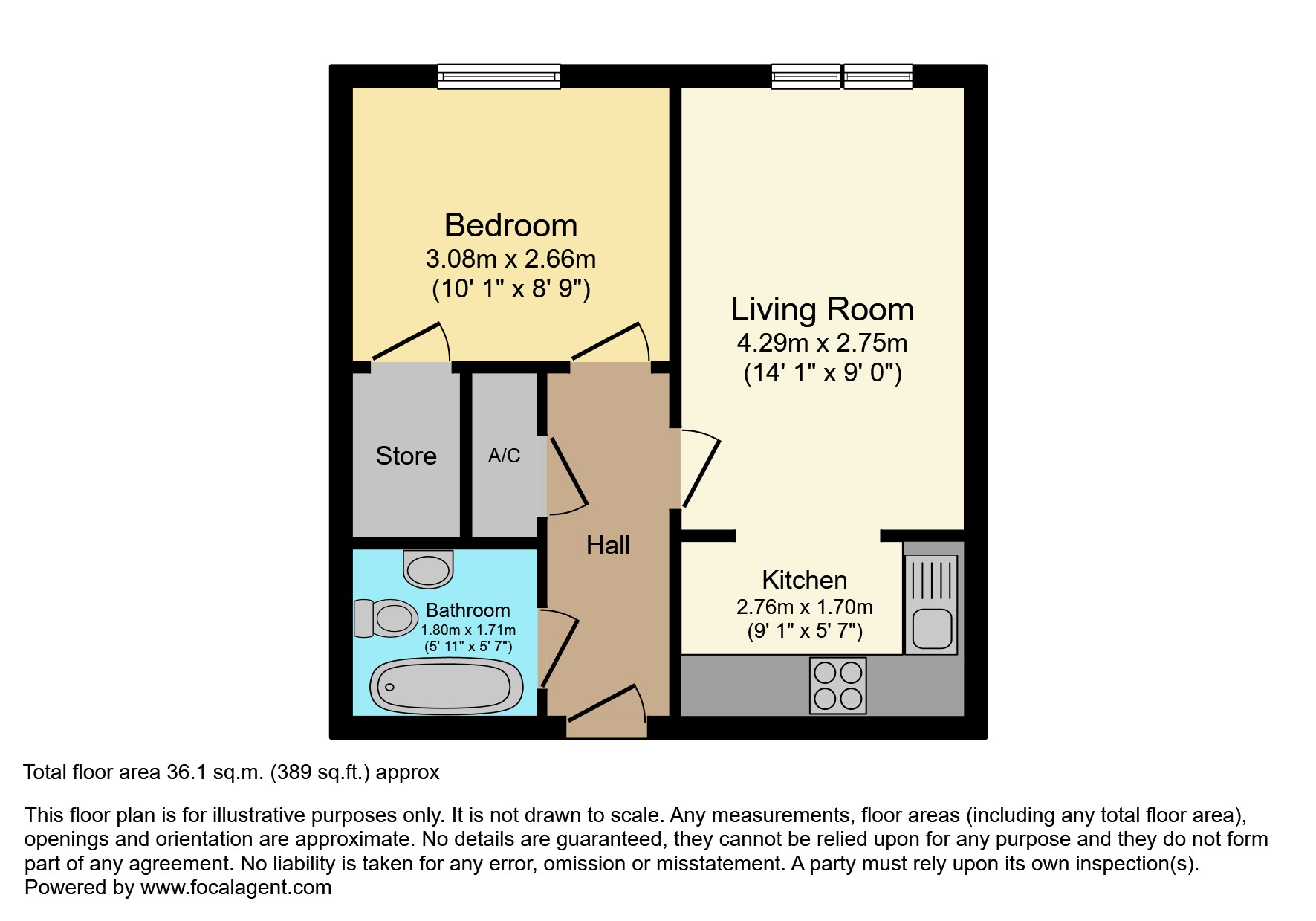 18, Grosvenor Court, Stubbington floorplan