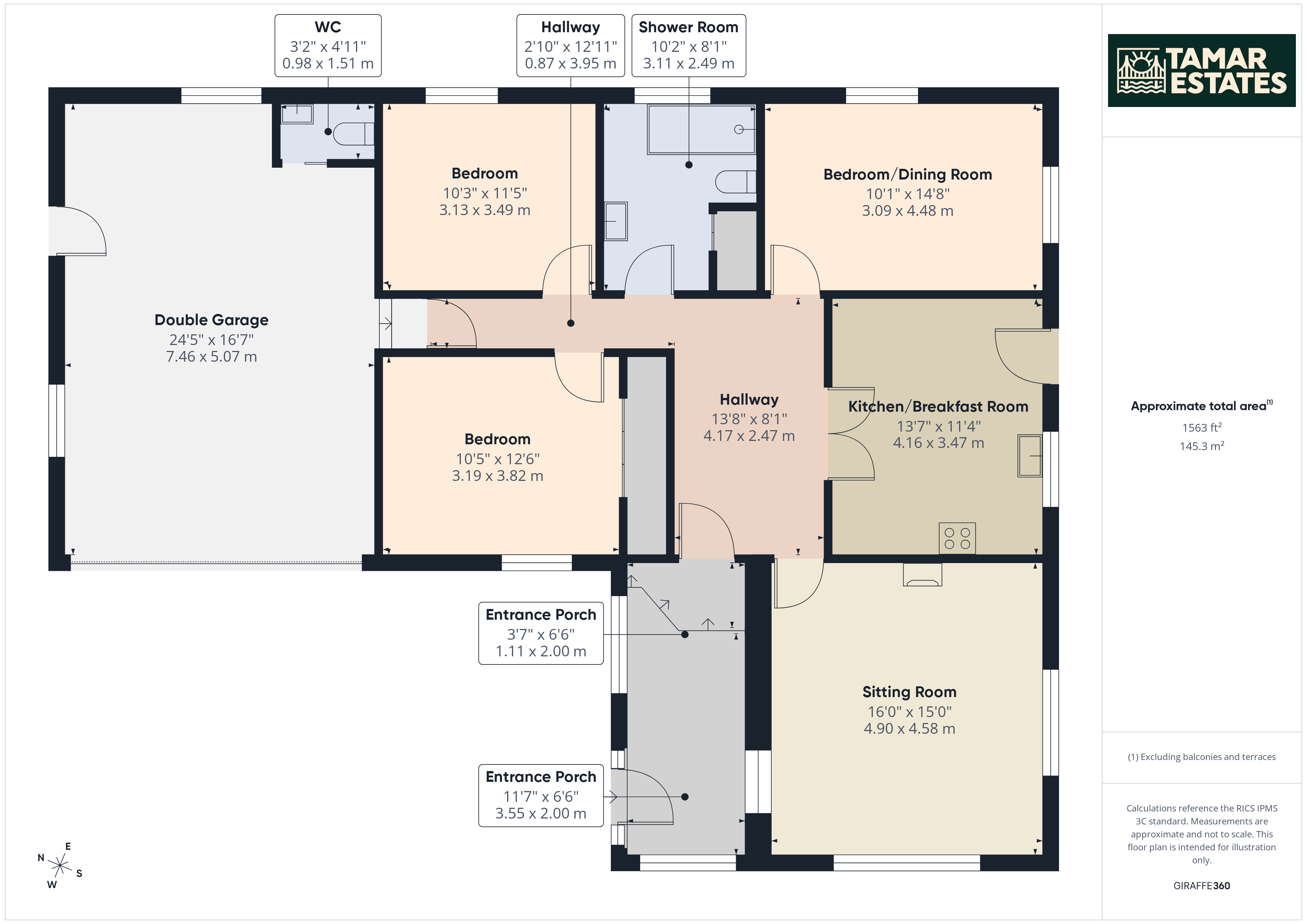 15, Lower Hillside, Liskeard floorplan