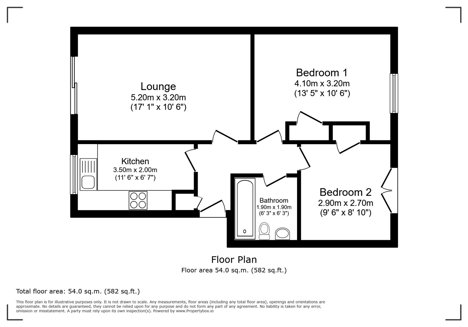 Flat 9, Birdham Court,, Steyne Road, Isle of Wight floorplan