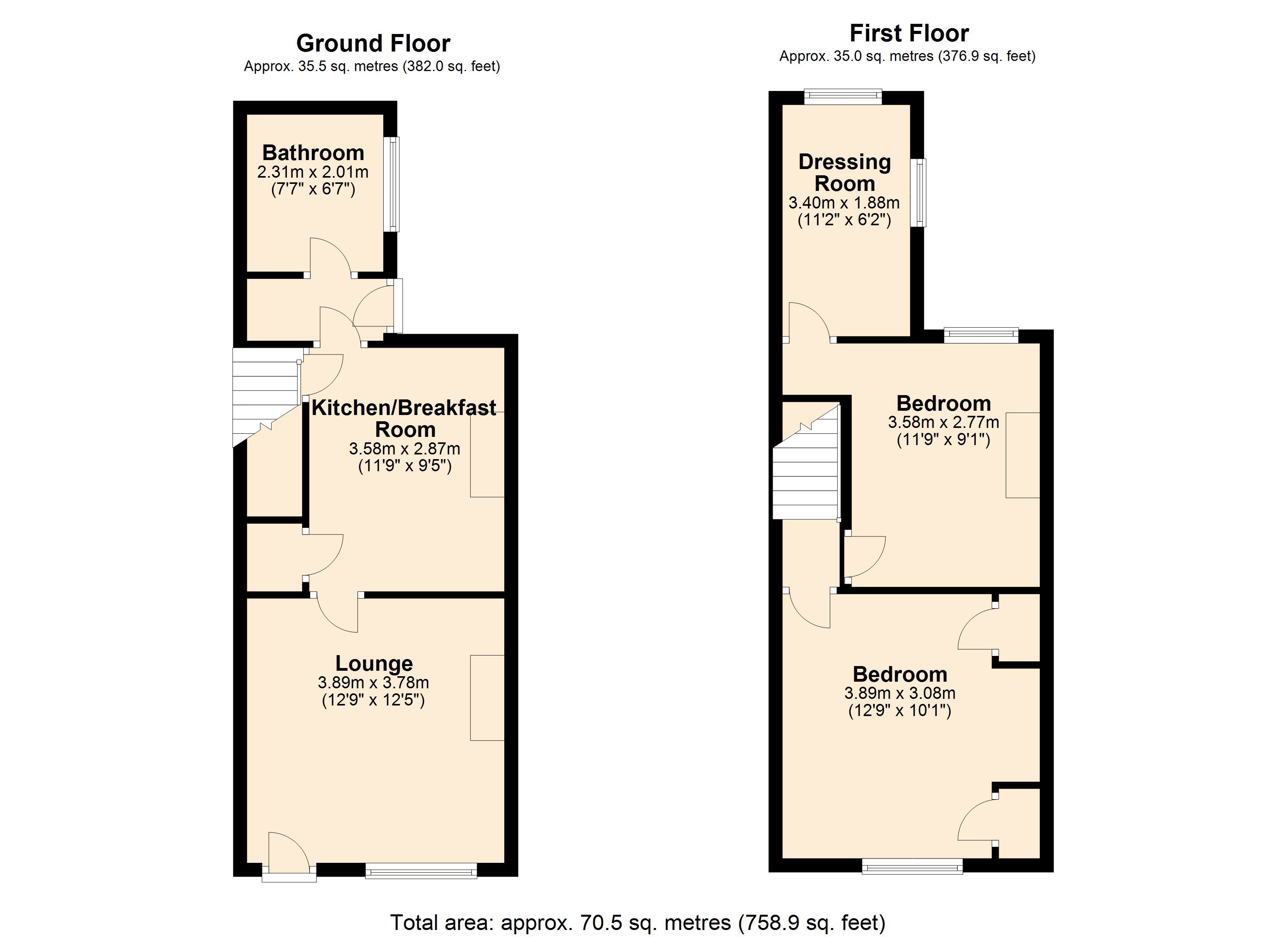3 Bedrooms Terraced house for sale in Old Road, Chesterfield S40