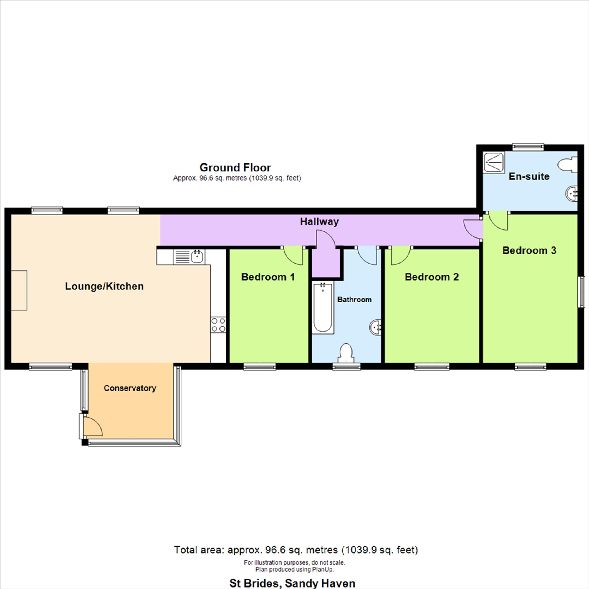 St. Brides Cottage, Haverfordwest floorplan