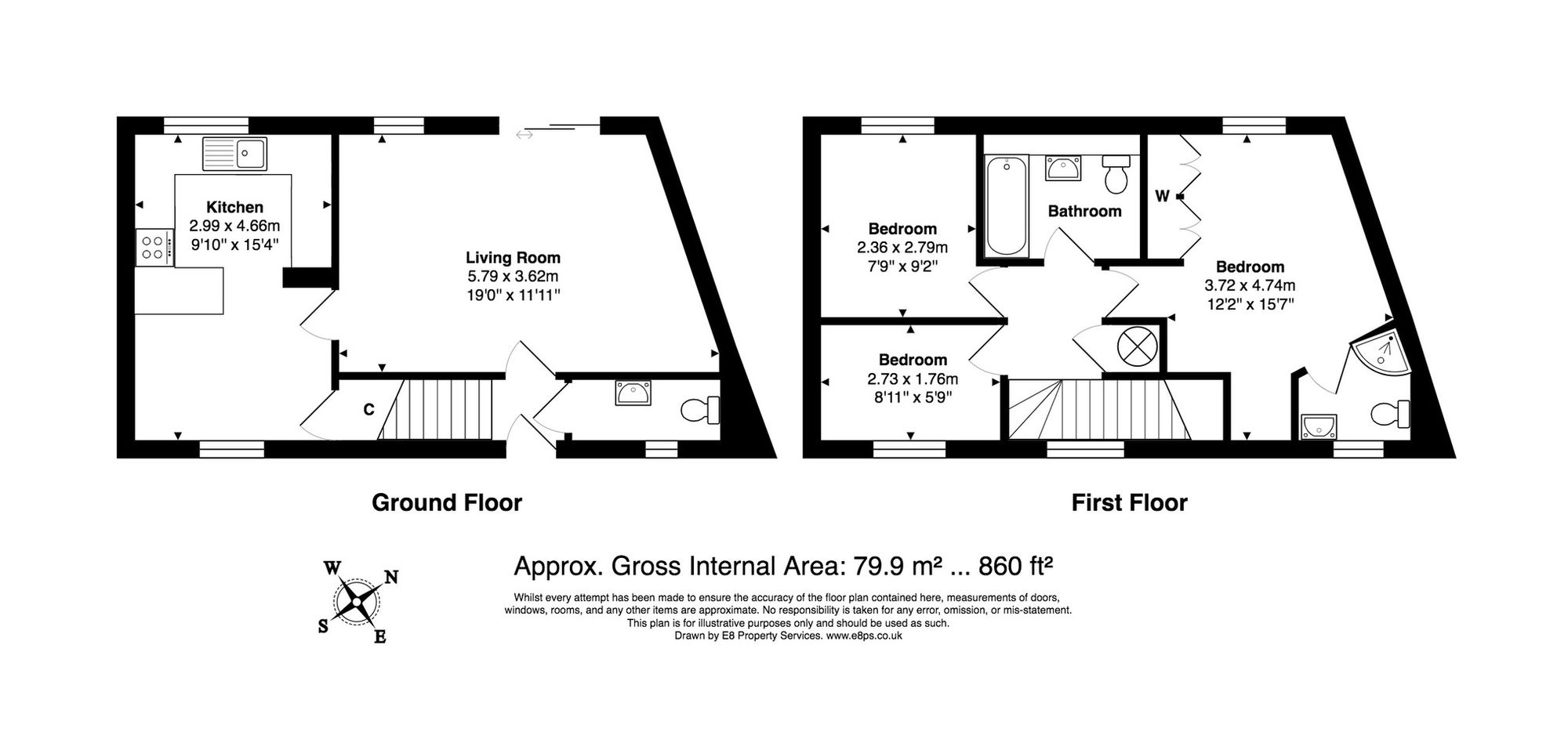 2 Campion Way, Witney floorplan