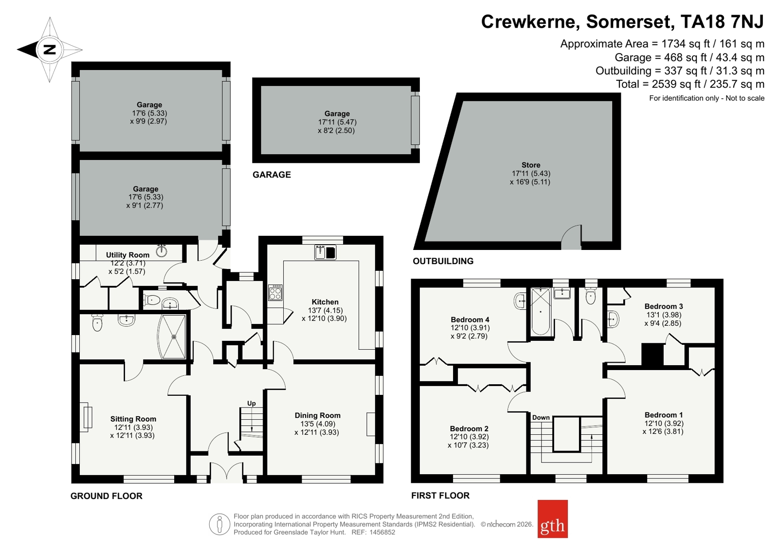 Lansdowne House,, Broadshard, Somerset floorplan