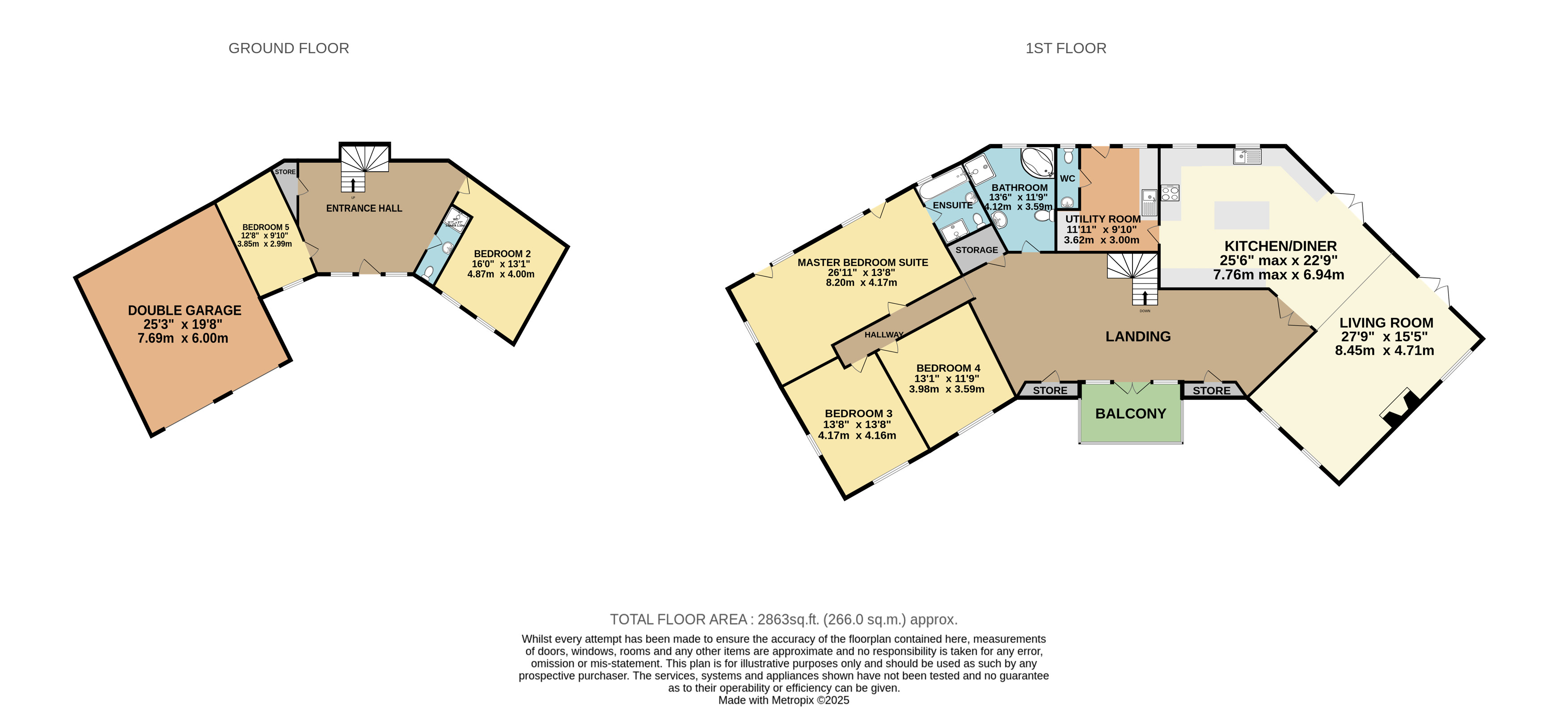 Oak Rise,, Bush, Cornwall floorplan
