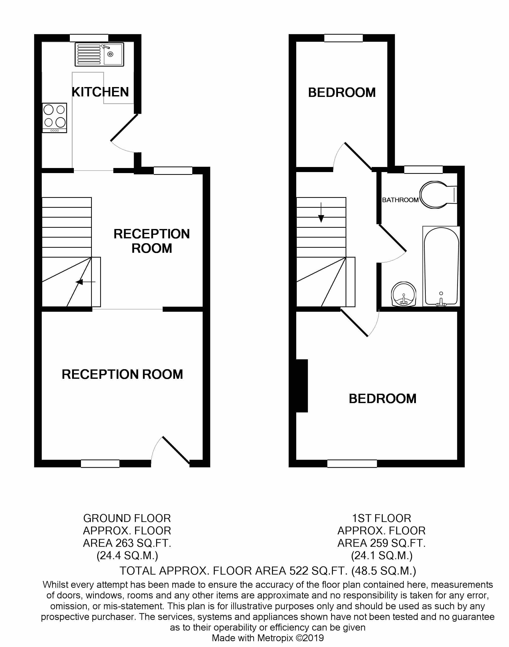 2 Bedrooms Terraced house to rent in Boundary Road, Wooburn Green, High Wycombe HP10