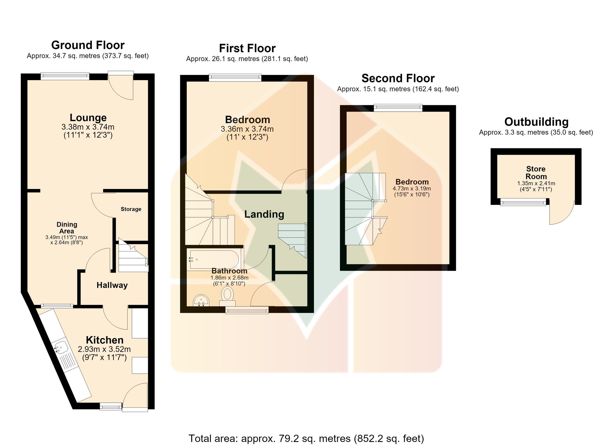 16 Mill Road, Scunthorpe floorplan