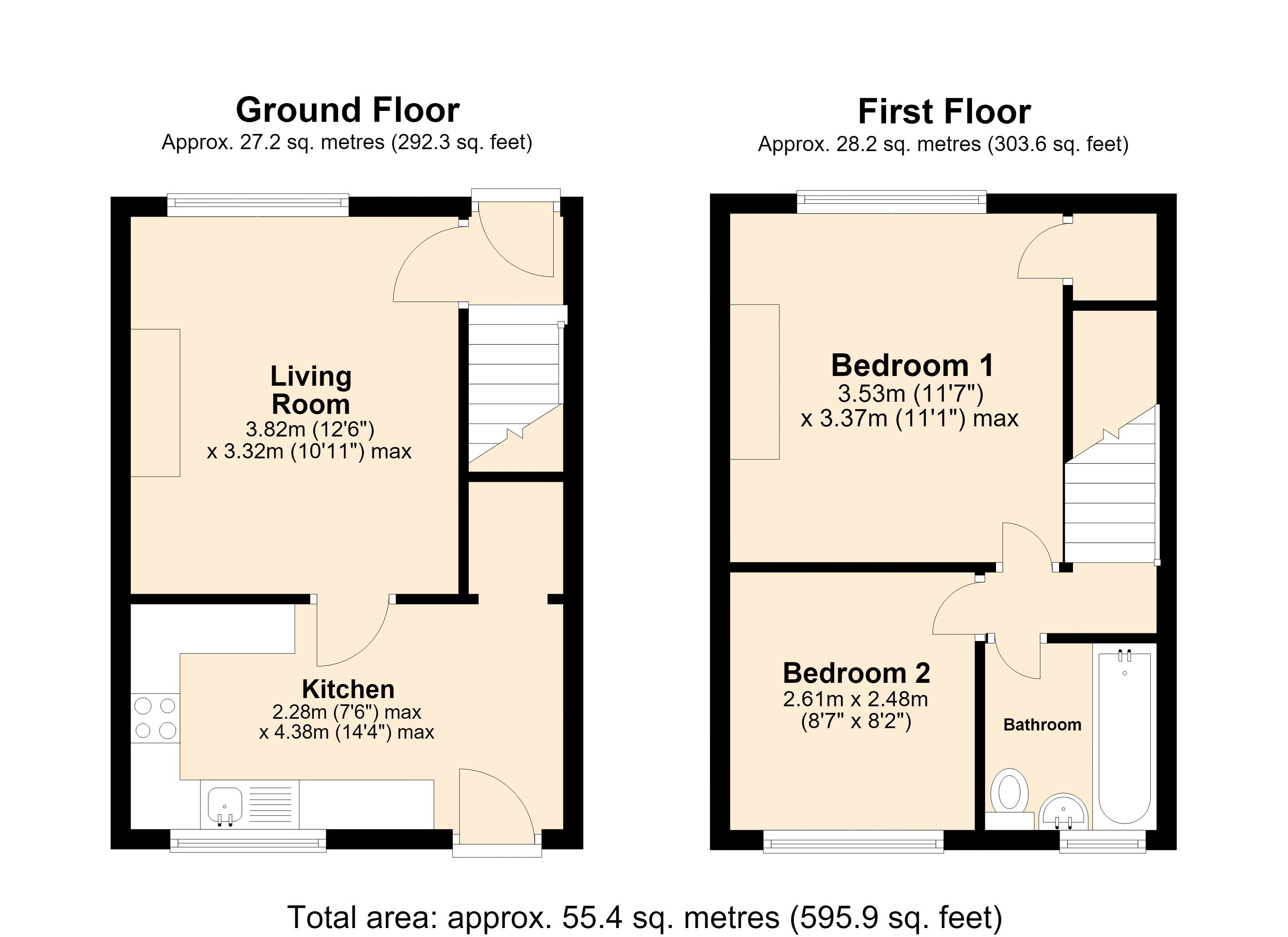 64, Holly Avenue, Blaydon floorplan